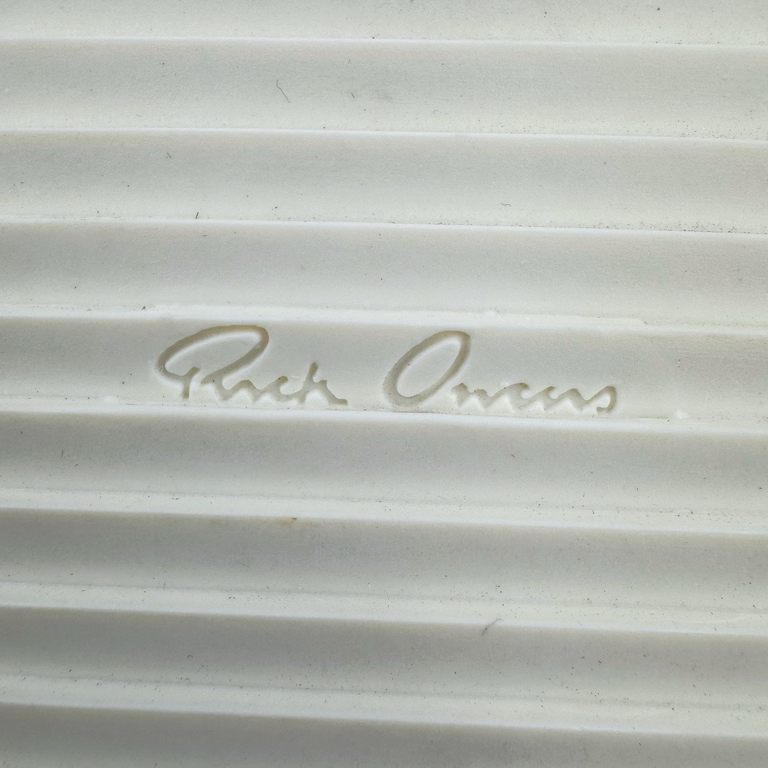 RICK OWENS DRKSHDW RO 圆头 低筒  板鞋 休闲鞋 波鞋 男鞋 女鞋 帆布  灰色 牛皮  RU02E1897LCOLVS0611