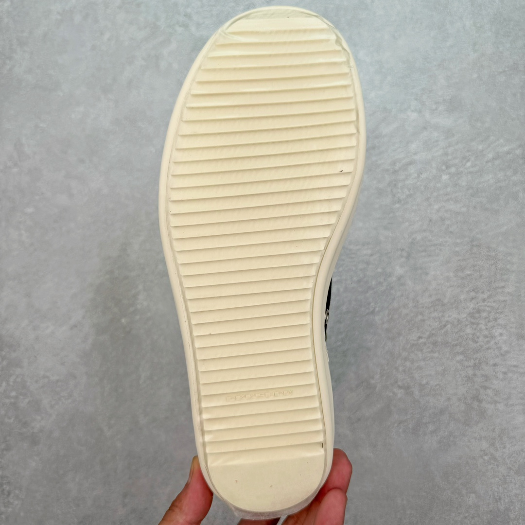 RICK OWENS DRKSHDW RO 圆头 高筒  板鞋 休闲鞋 波鞋 男鞋 女鞋 帆布 黑色 帆布拉链 DU02A3800NDKEH2-911
