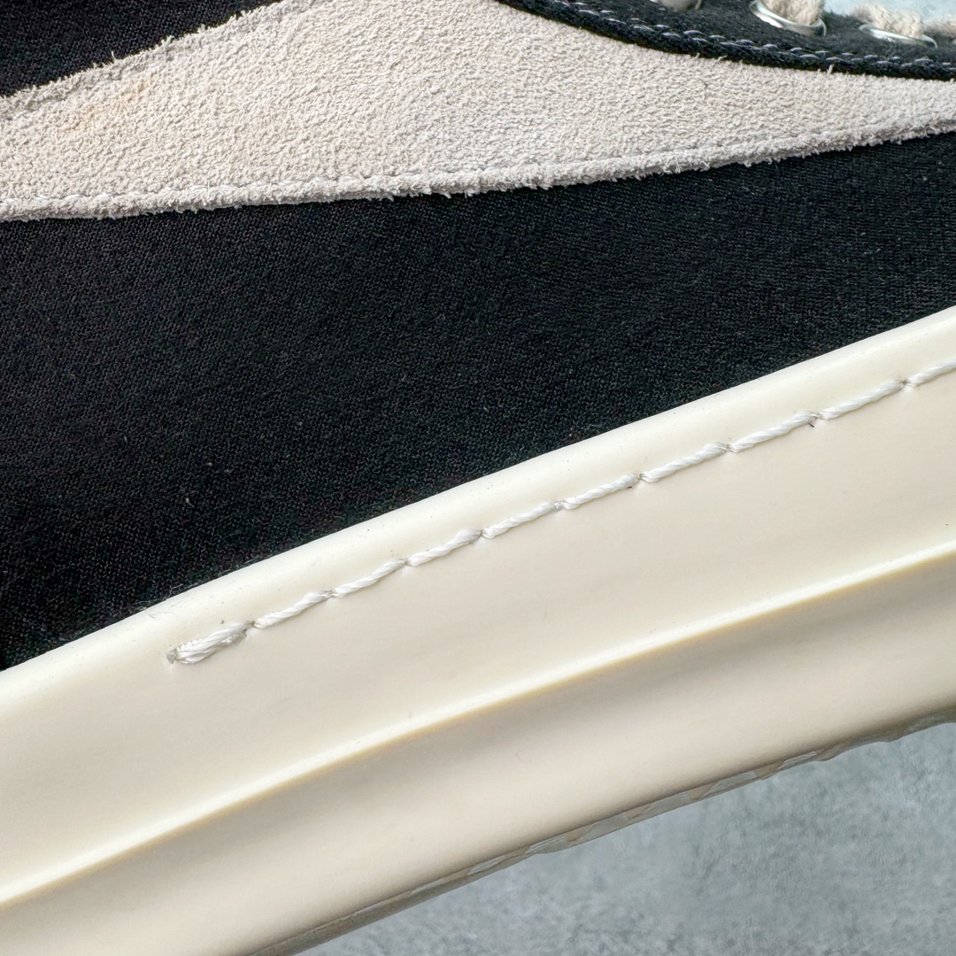 RICK OWENS DRKSHDW RO 圆头 高筒  板鞋 休闲鞋 波鞋 男鞋 女鞋 帆布 黑色 麂皮  DU01D1810NDKLVS-911