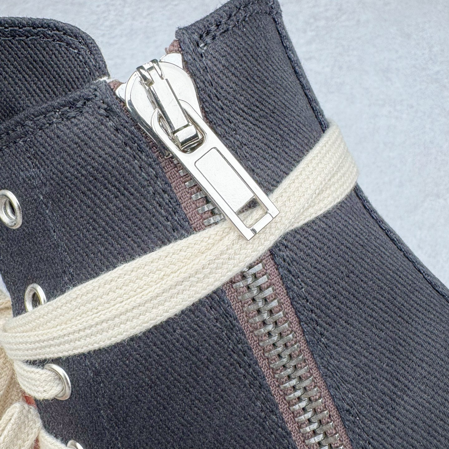 厚底 RICK OWENS DRKSHDW RO 圆头 高筒  板鞋 休闲鞋 波鞋 男鞋 女鞋 帆布 黑色 帆布 DU02D2831DOEM9-9811