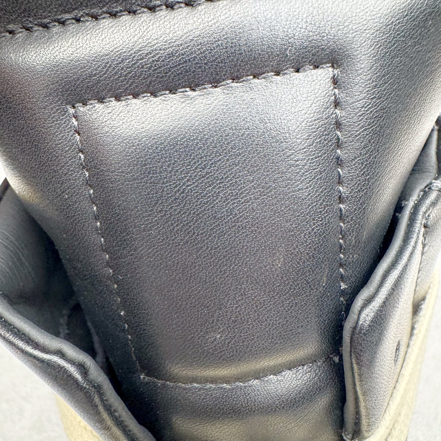 生胶底 RICK OWENS DRKSHDW RO 圆头 高筒  板鞋 休闲鞋 波鞋 男鞋 女鞋 帆布 黑色 皮倒三角 RU02E1801LCO-91