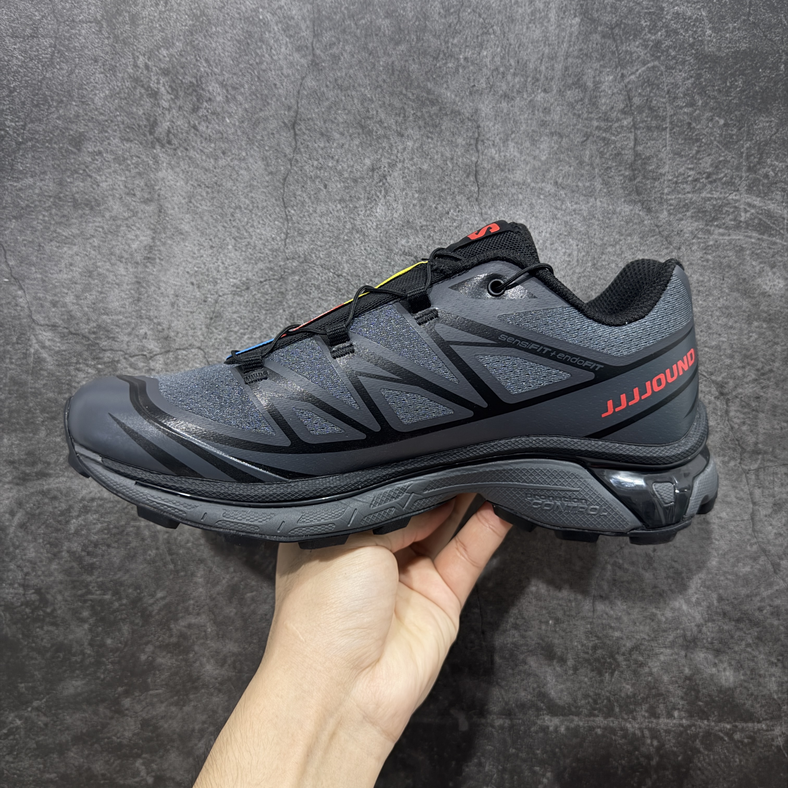 JJJJOUND SALOMON XT-6 萨洛蒙  低筒 减震防滑 户外 跑步鞋 运动鞋 登山 男鞋 女鞋  波鞋（版型偏小一码）乌木黑491303