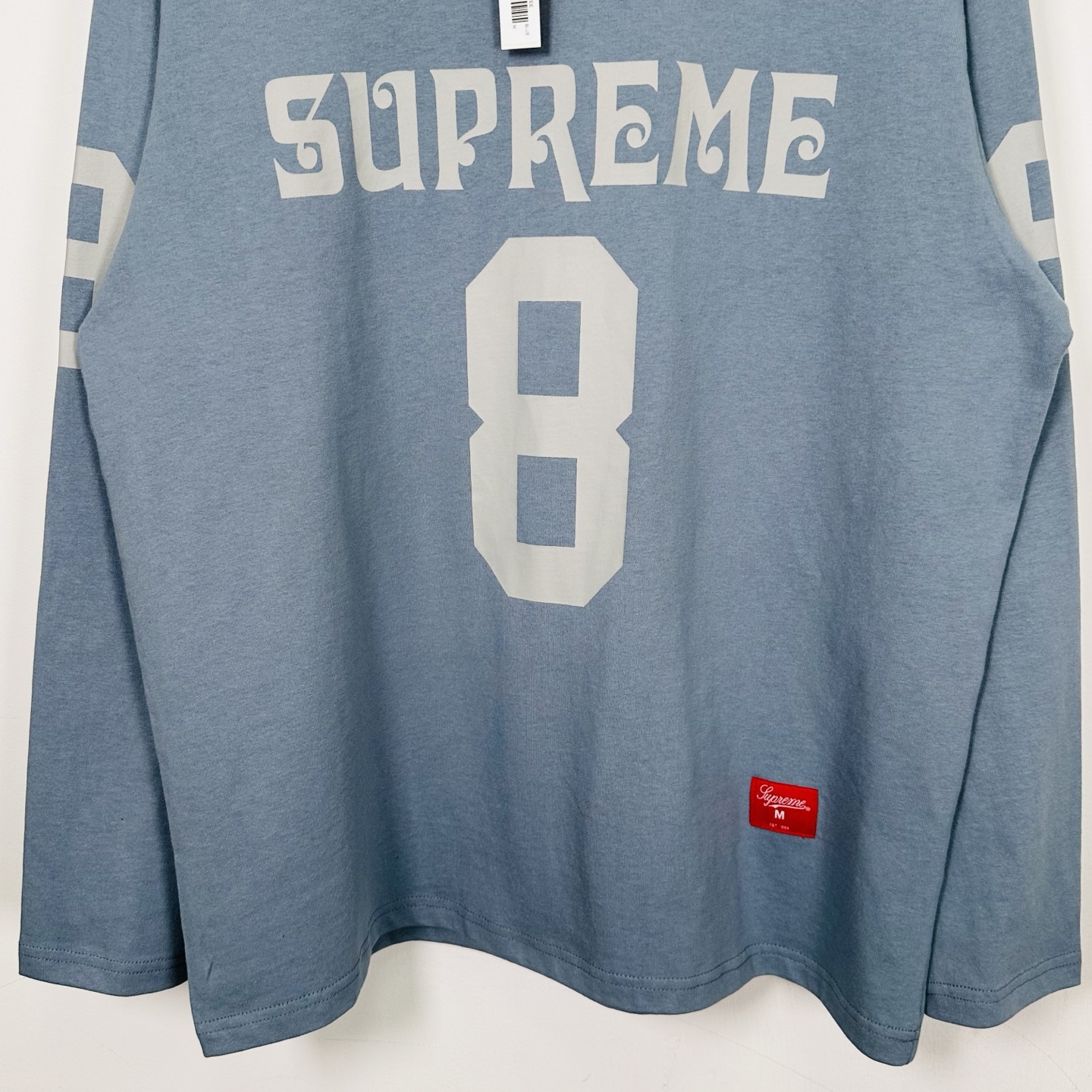 Supreme 8号 足球衣 图案舒适套头长袖美式潮流毛衣  男女同款 SUP-SS25-090