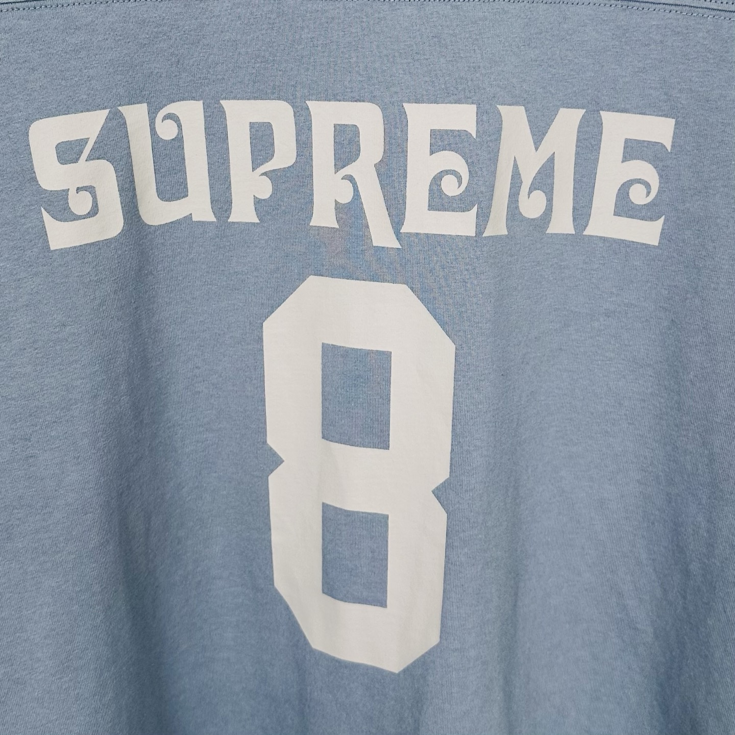 Supreme 8号 足球衣 图案舒适套头长袖美式潮流毛衣  男女同款 SUP-SS25-090
