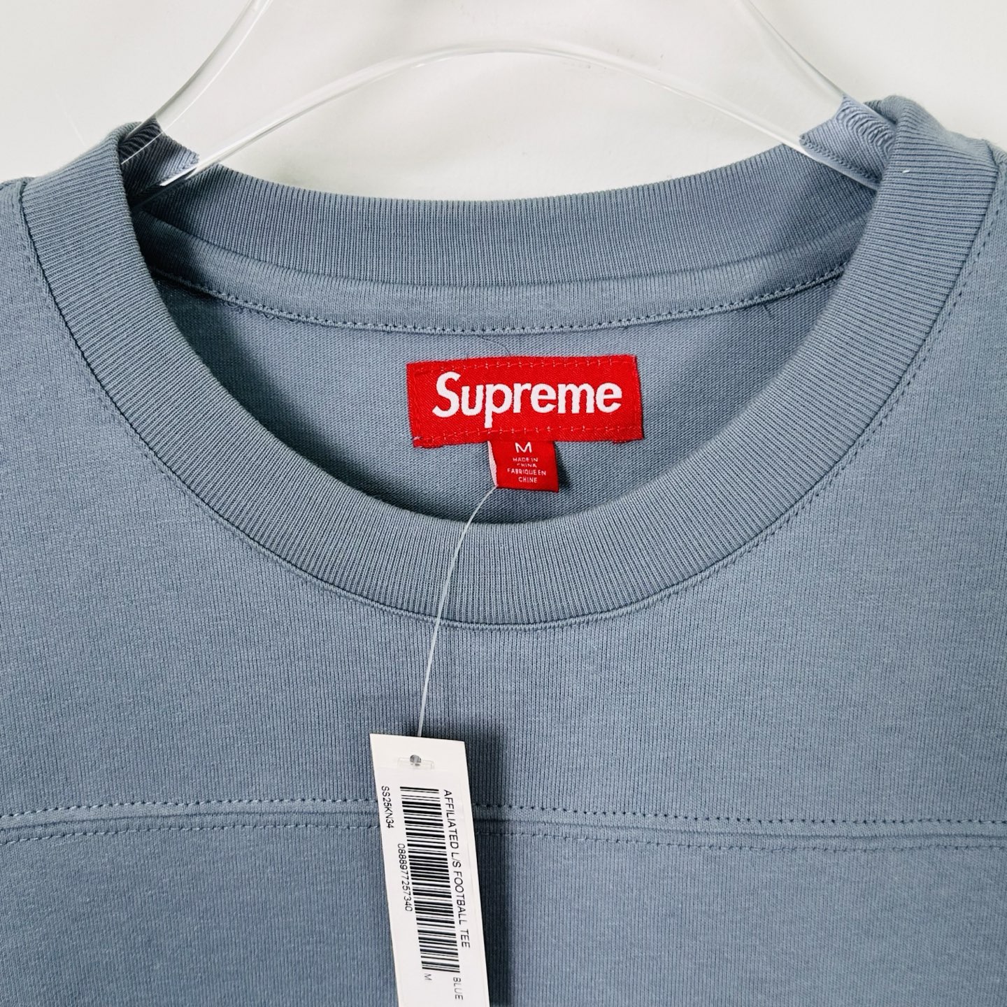 Supreme 8号 足球衣 图案舒适套头长袖美式潮流毛衣  男女同款 SUP-SS25-090