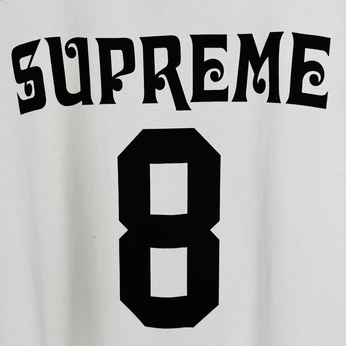 Supreme 8号 足球衣 图案舒适套头长袖美式潮流毛衣  男女同款 SUP-SS25-090