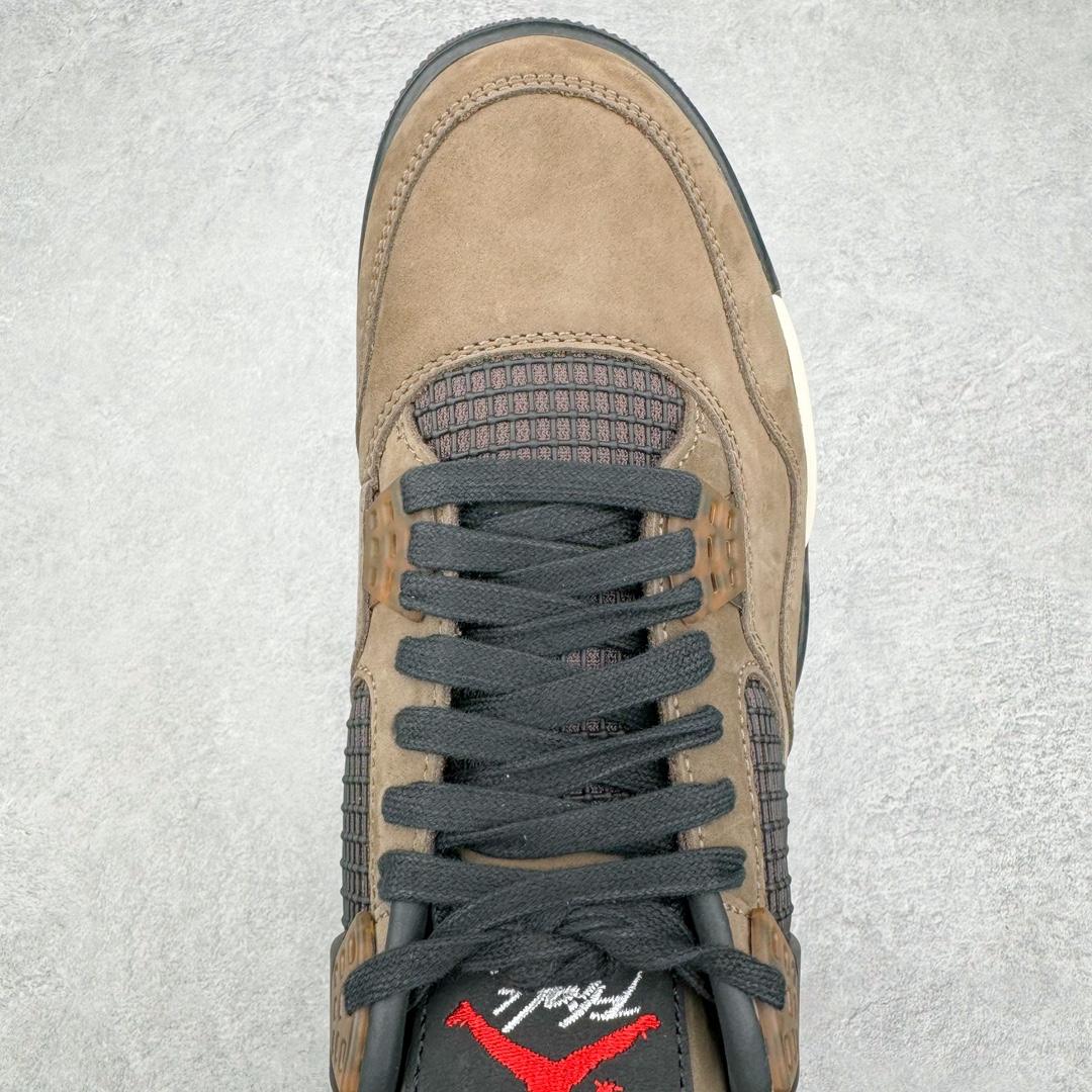Travis Scott Air Jordan AJ4   低筒 男鞋  女鞋 耐磨透气 籃球鞋 板鞋 波鞋B0 棕色AJ4-766302 
