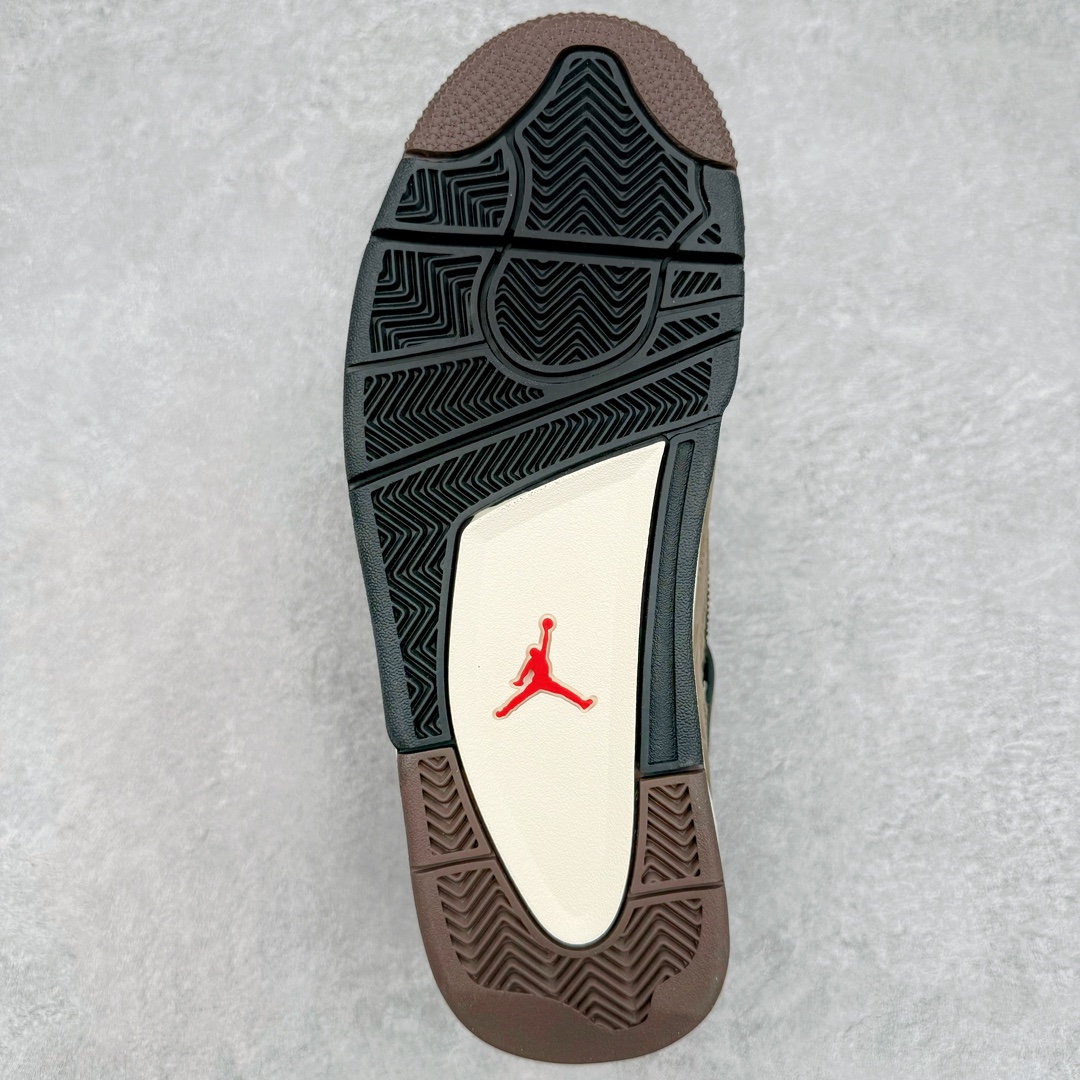Travis Scott Air Jordan AJ4   低筒 男鞋  女鞋 耐磨透气 籃球鞋 板鞋 波鞋B0 棕色AJ4-766302 