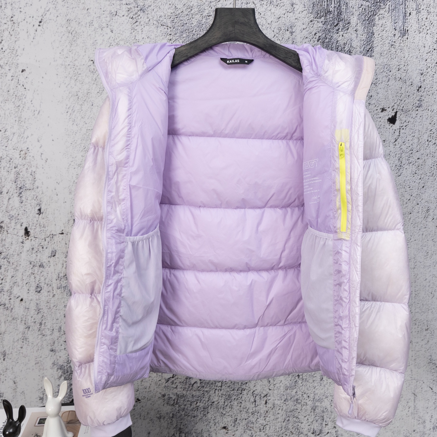 凯乐石KAILAS 5000GT 防风保暖拒水轻量易收纳高海拔徒步登山运动户外连帽羽绒服 男女同款 粉色 KG2443114