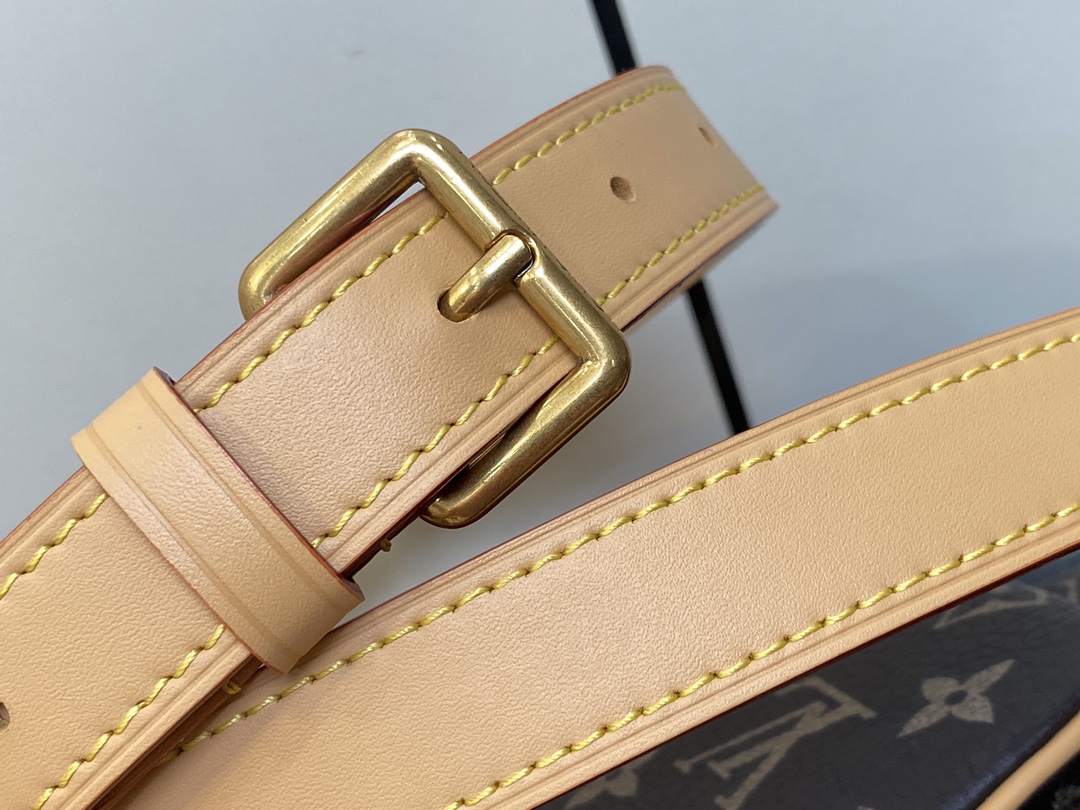 LOUIS VUITTON 路易威登 LV Speedy 25 可拆卸肩带 LV牛皮革 斜挎包 单肩包 双肩包 水桶 手提包 棕色 M24443