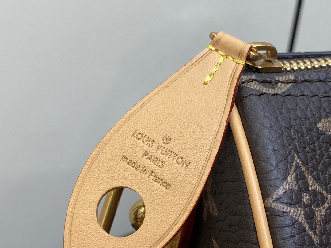 LOUIS VUITTON 路易威登 LV Speedy 25 可拆卸肩带 LV牛皮革 斜挎包 单肩包 双肩包 水桶 手提包 棕色 M24443