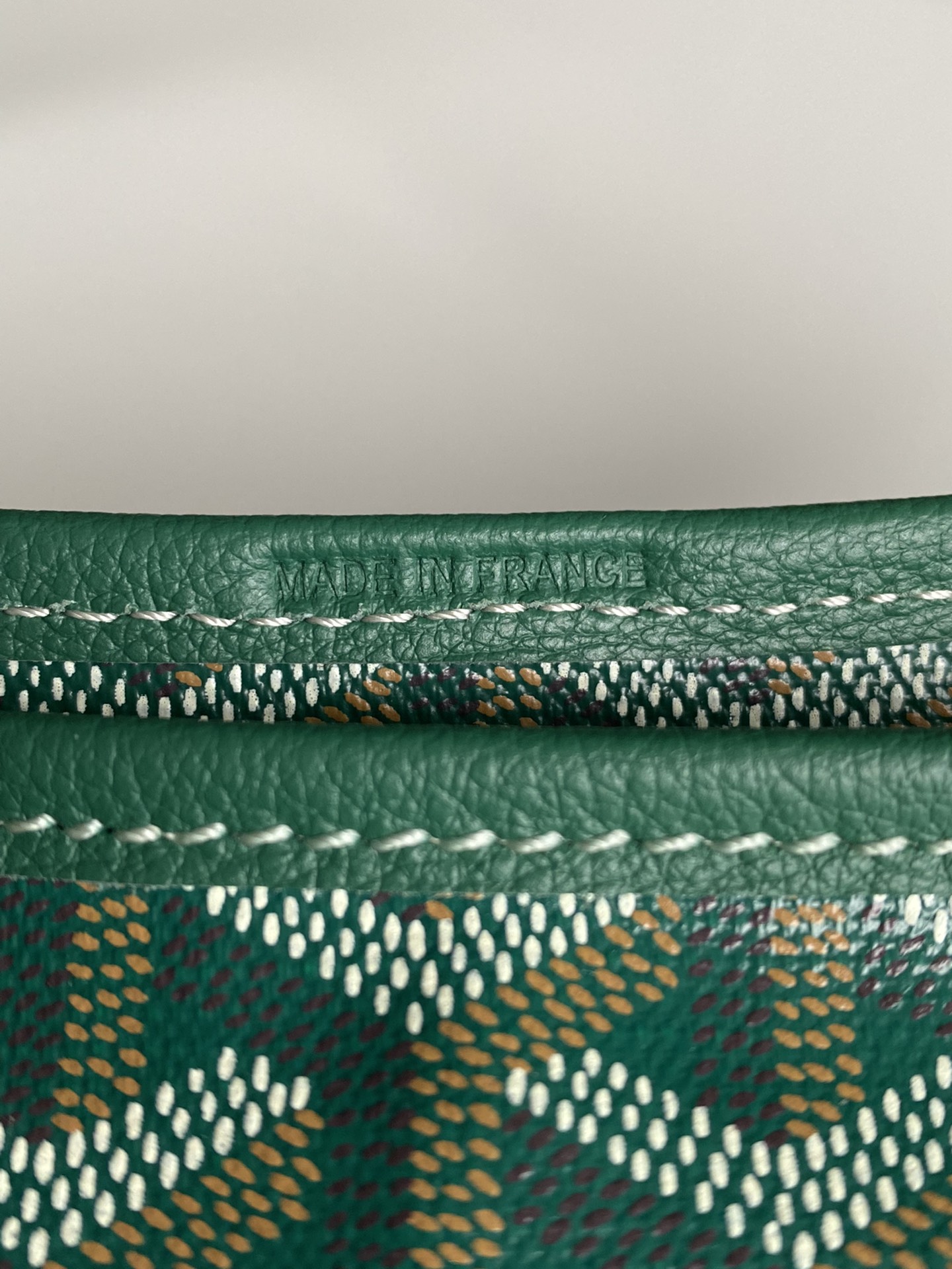  戈雅 GOYARD Bohème Hobo Y字老花满印抗压皮革手柄 帆布拼牛皮 腋下包子母包 单肩手提包 女款 