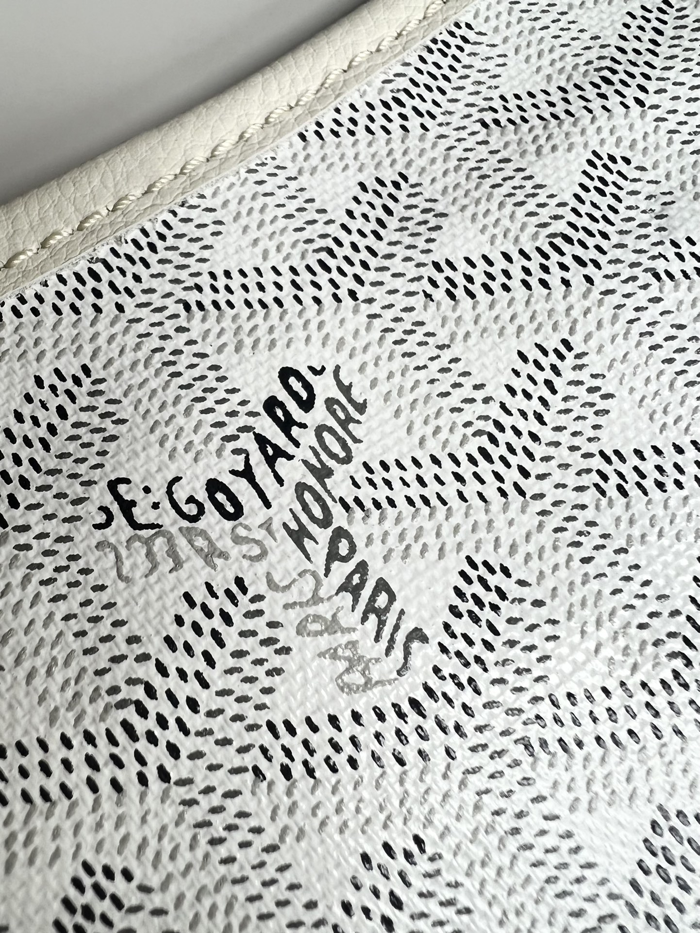  戈雅 GOYARD Bohème Hobo Y字老花满印抗压皮革手柄 帆布拼牛皮 腋下包子母包 单肩手提包 女款 