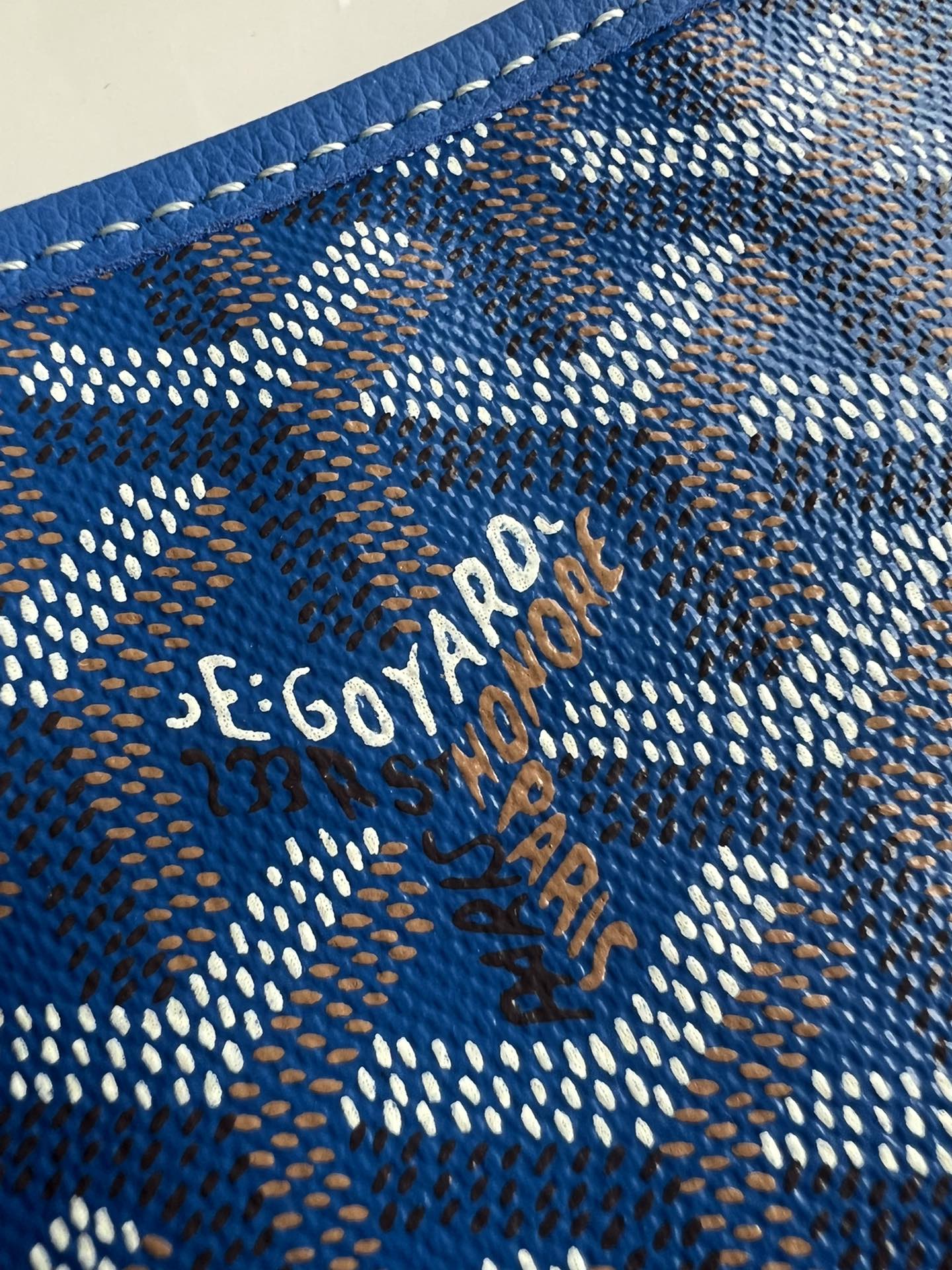  戈雅 GOYARD Bohème Hobo Y字老花满印抗压皮革手柄 帆布拼牛皮 腋下包子母包 单肩手提包 女款 