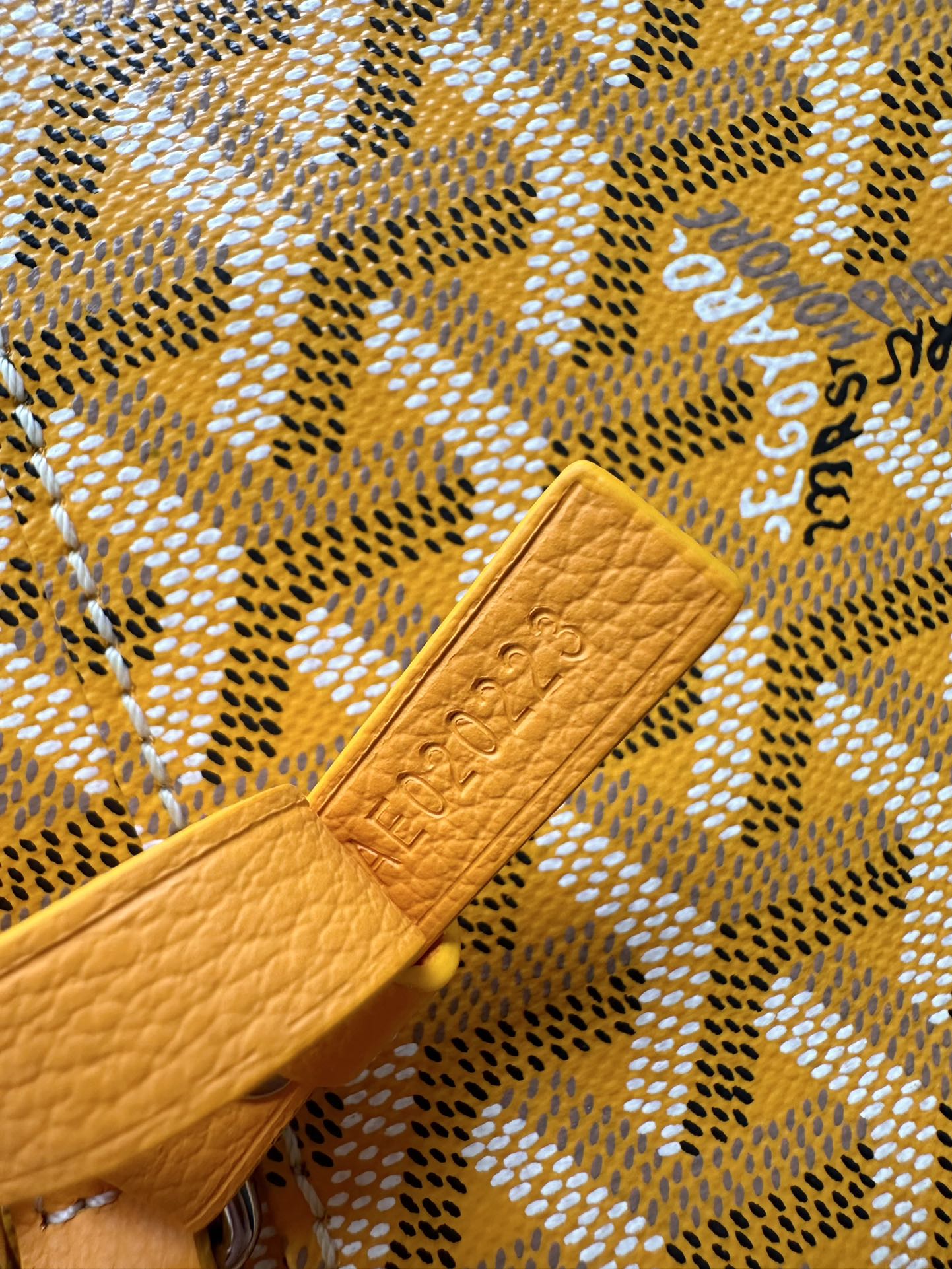  戈雅 GOYARD Bohème Hobo Y字老花满印抗压皮革手柄 帆布拼牛皮 腋下包子母包 单肩手提包 女款 