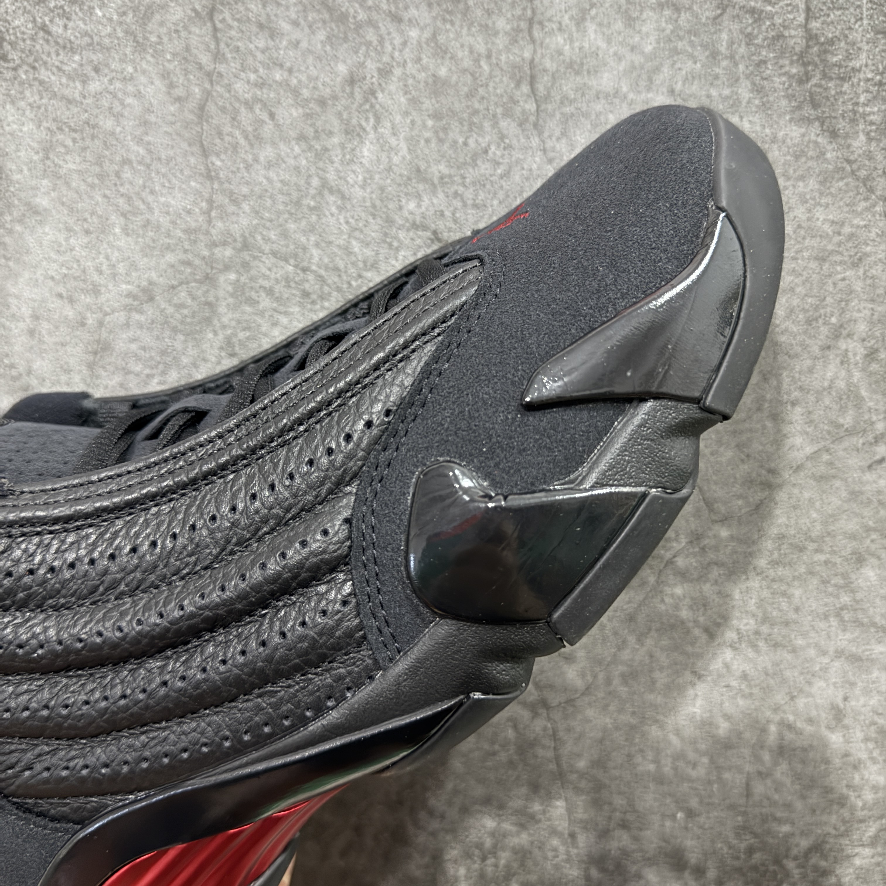 Air Jordan 14 Ferrari  AJ14 篮球鞋 球鞋 实战鞋 男鞋 波鞋 最后一投 黑红 487471-003