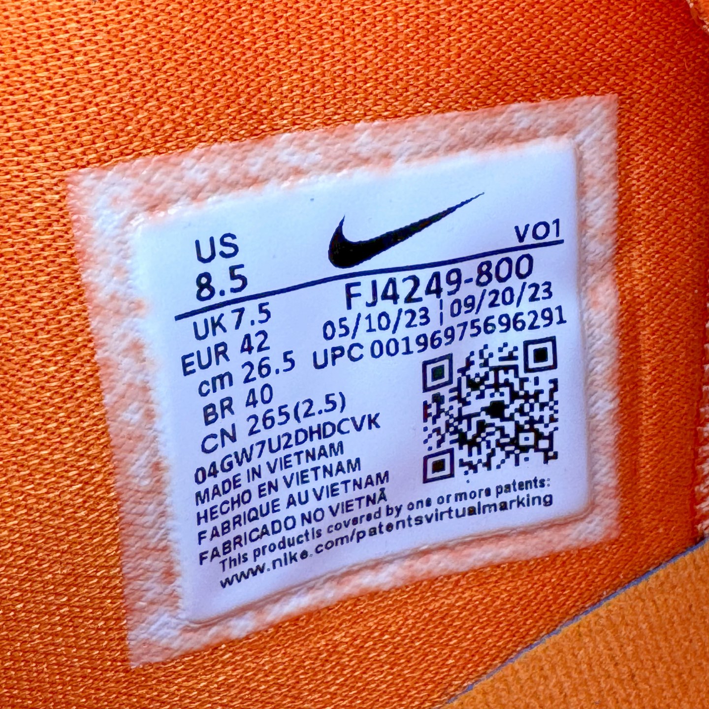 灭世/Max Nike Book 1 布克一代  低筒 前后气垫  耐磨透氣 實戰籃球鞋 波鞋 球鞋 男鞋 波鞋 橙色 FJ4249-800