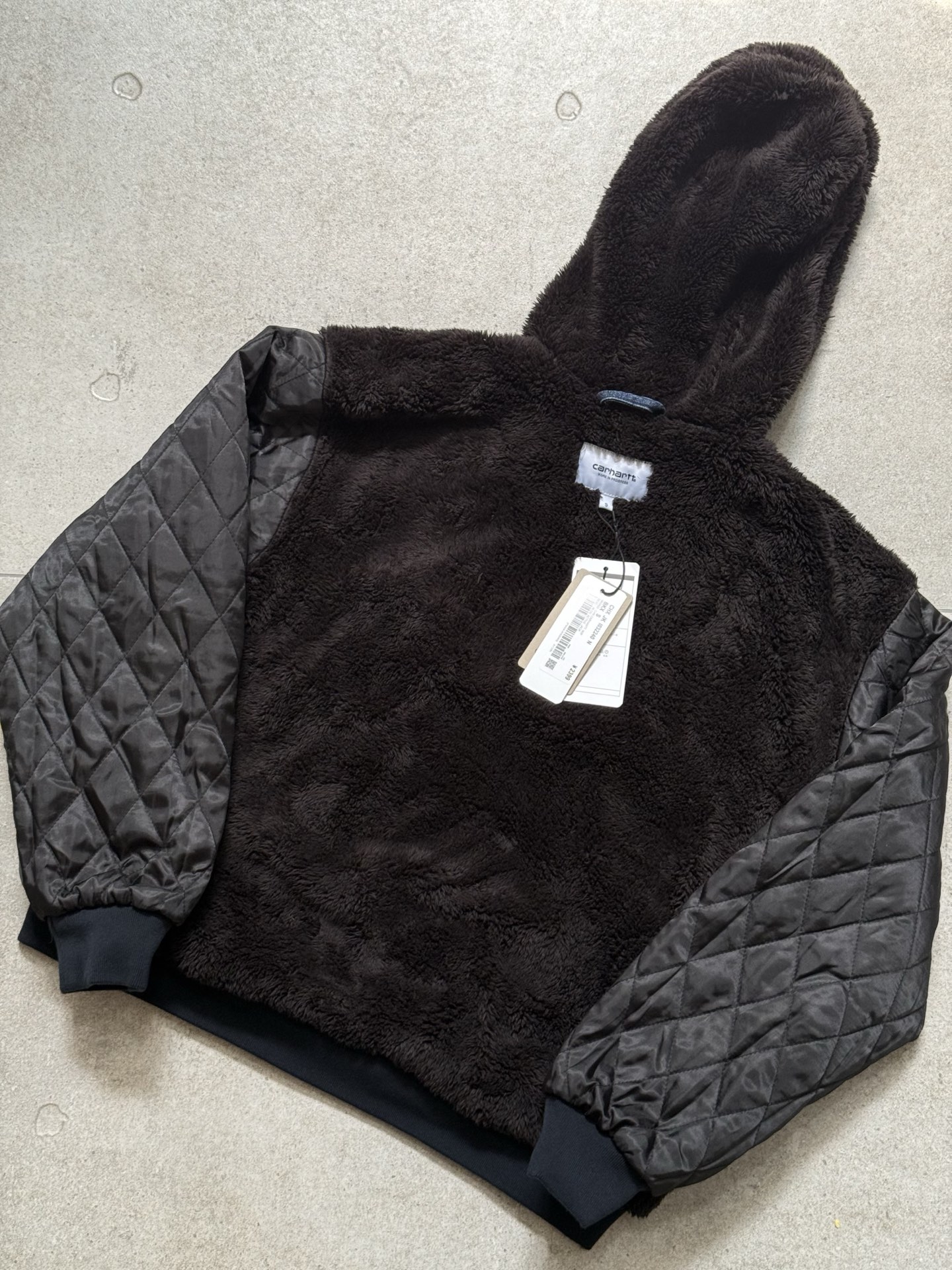 Carhartt WIP jacket 卡哈特 FW23 丹宁系列 Active Jacket 抽绳连帽运动宽松连帽夹克 牛仔外套外套 男女同款  I032232-01-06