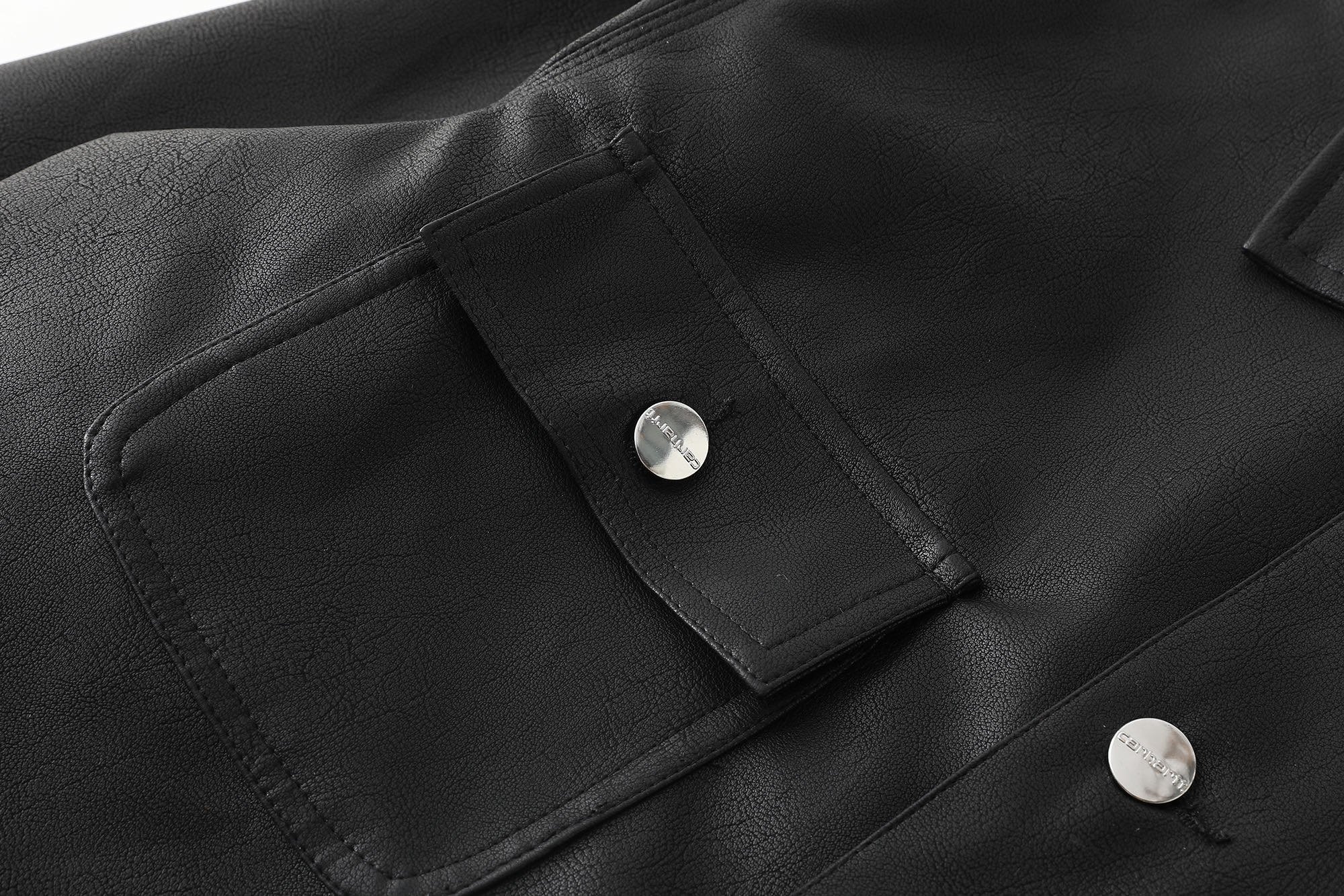 Carhartt WIP jacket 卡哈特 SS25 W' Michigan Jacket 多囗袋设计纽扣开合翻领长袖 夹克 牛仔外套外套 男女同款 I034447-89-XX