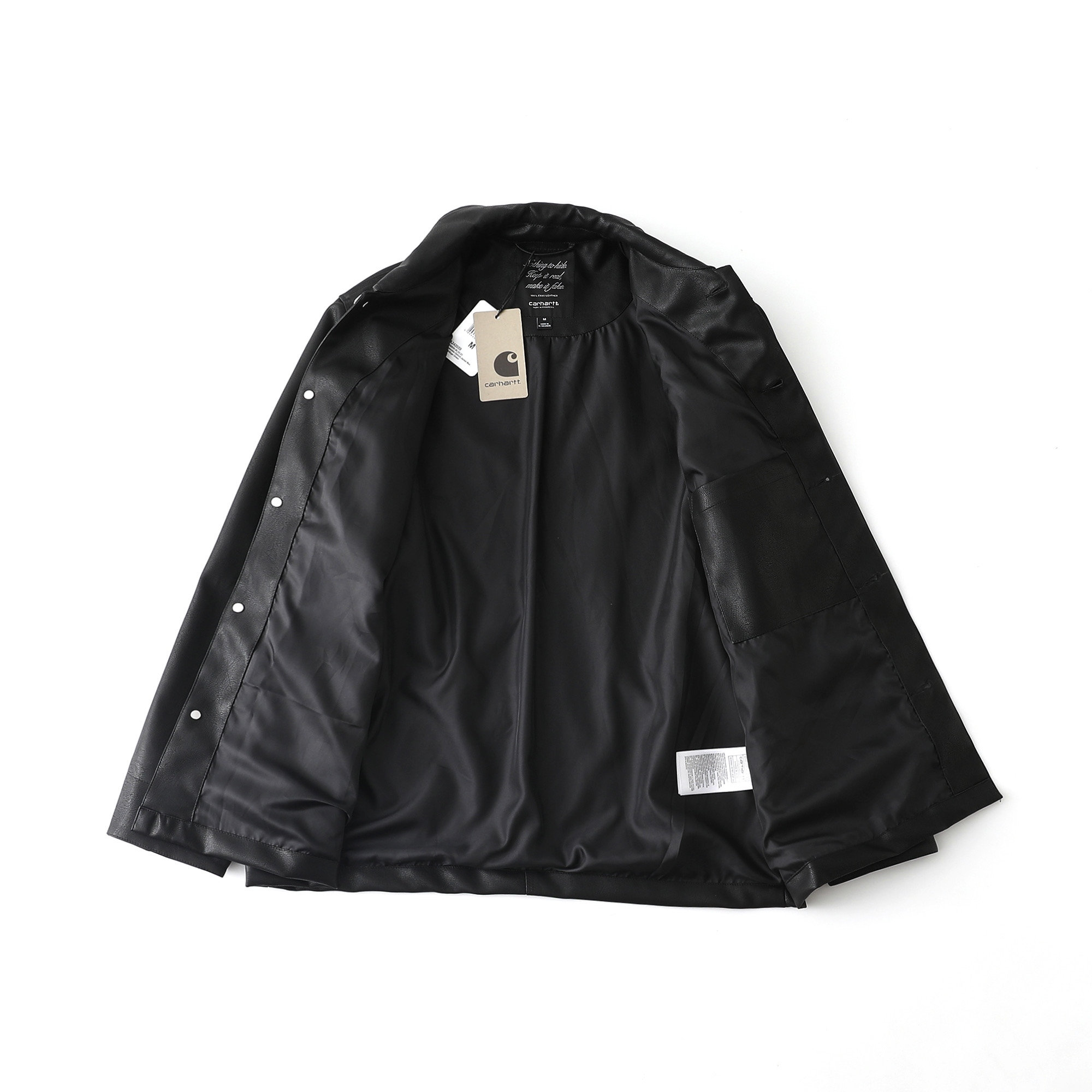 Carhartt WIP jacket 卡哈特 SS25 W' Michigan Jacket 多囗袋设计纽扣开合翻领长袖 夹克 牛仔外套外套 男女同款 I034447-89-XX