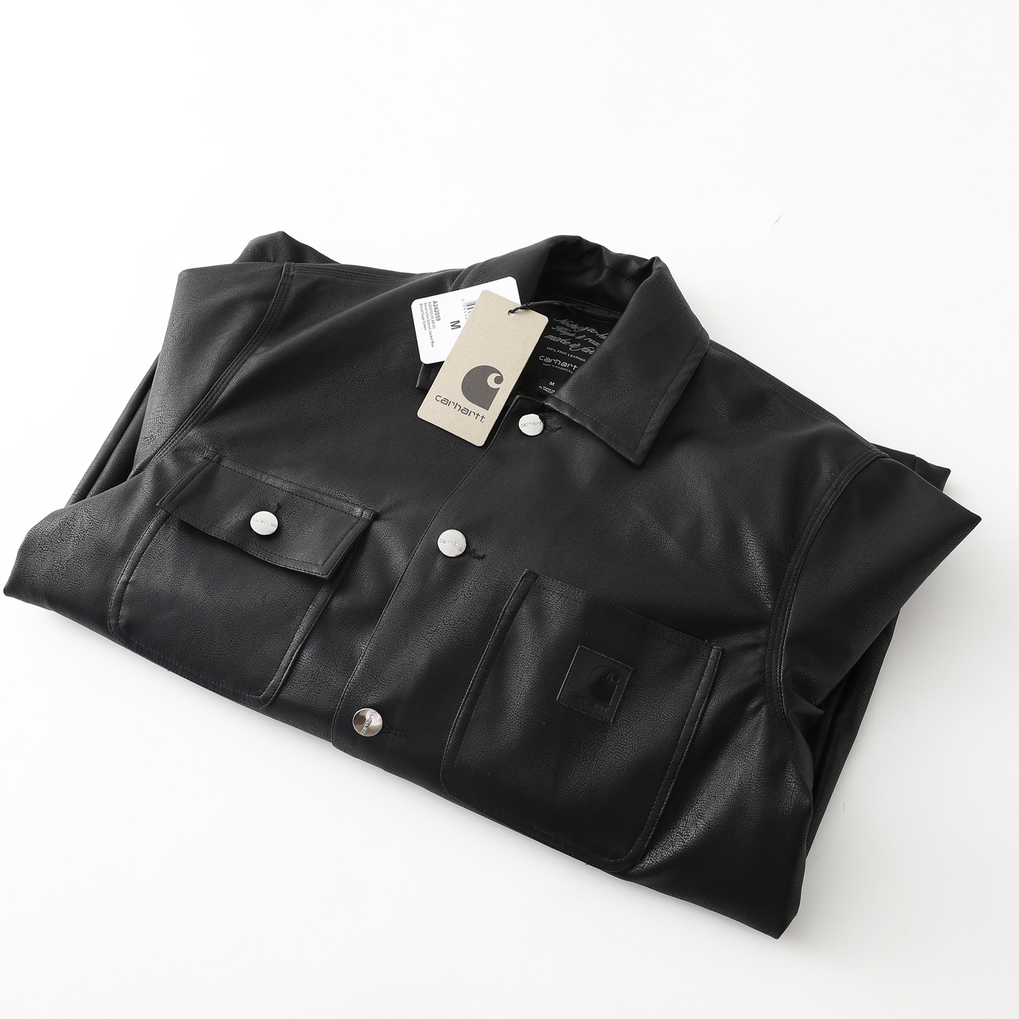 Carhartt WIP jacket 卡哈特 SS25 W' Michigan Jacket 多囗袋设计纽扣开合翻领长袖 夹克 牛仔外套外套 男女同款 I034447-89-XX