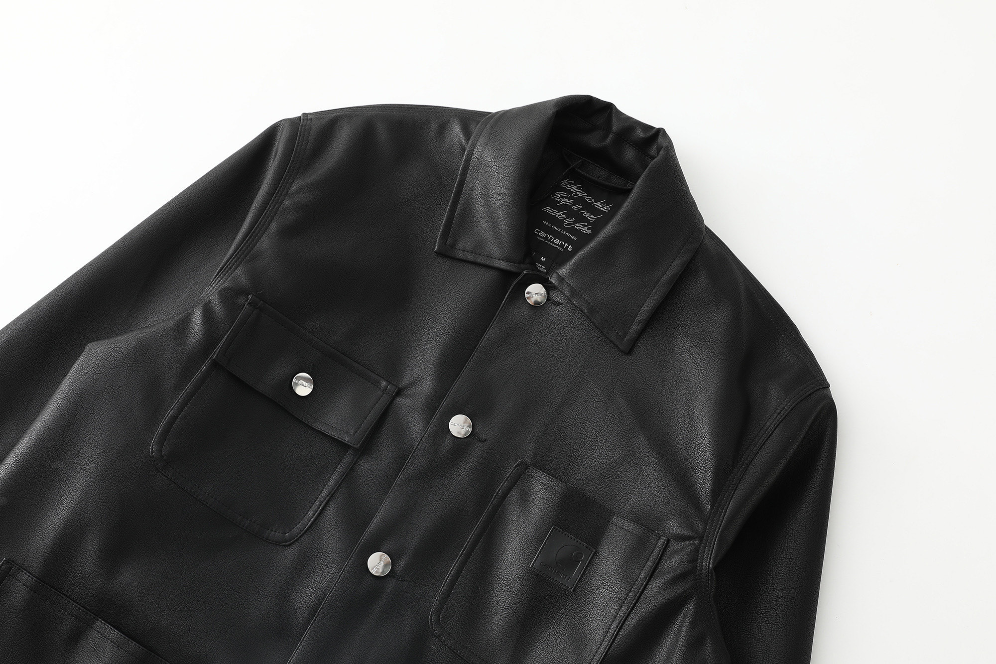 Carhartt WIP jacket 卡哈特 SS25 W' Michigan Jacket 多囗袋设计纽扣开合翻领长袖 夹克 牛仔外套外套 男女同款 I034447-89-XX