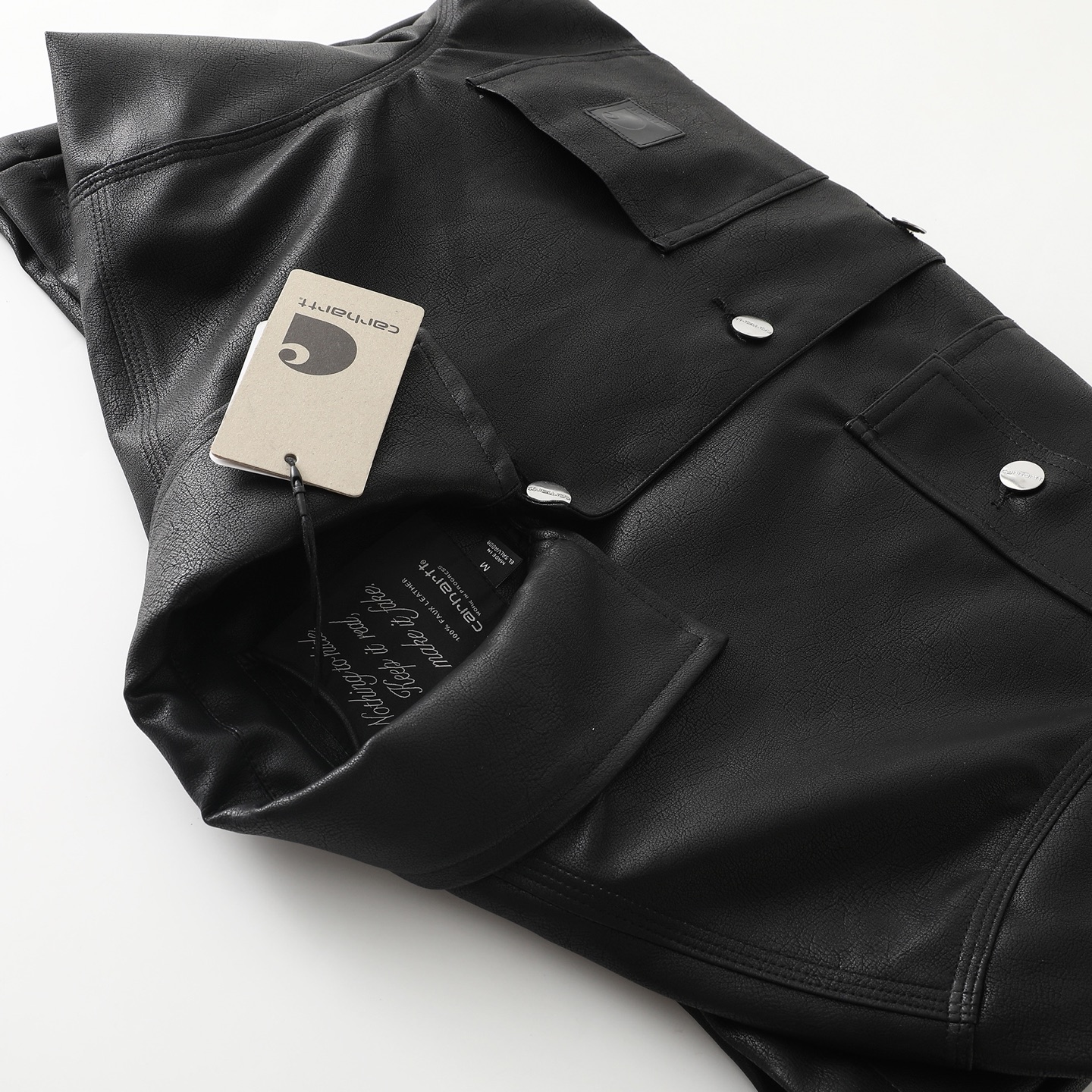 Carhartt WIP jacket 卡哈特 SS25 W' Michigan Jacket 多囗袋设计纽扣开合翻领长袖 夹克 牛仔外套外套 男女同款 I034447-89-XX