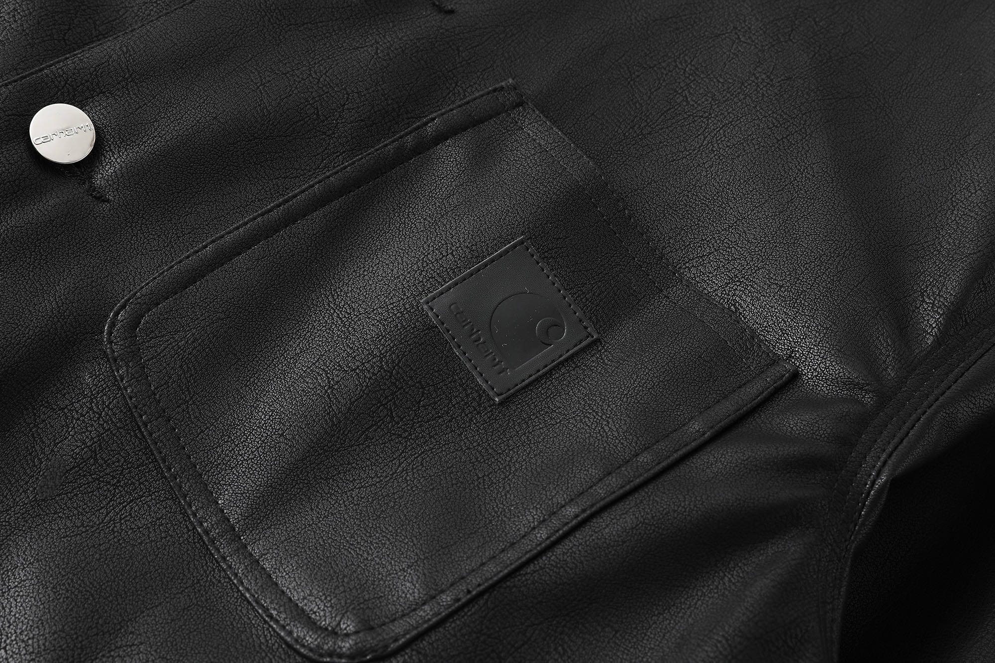 Carhartt WIP jacket 卡哈特 SS25 W' Michigan Jacket 多囗袋设计纽扣开合翻领长袖 夹克 牛仔外套外套 男女同款 I034447-89-XX