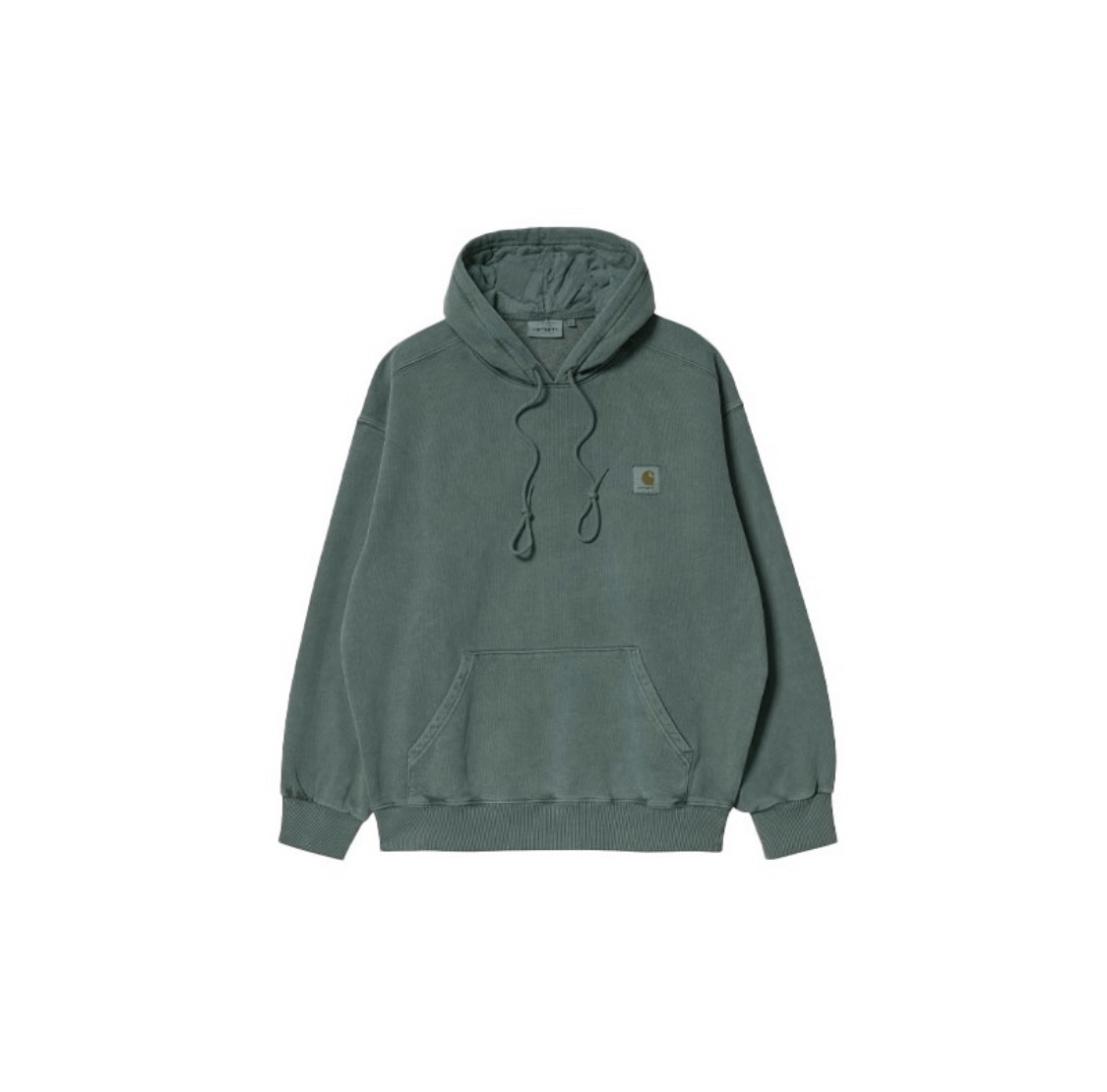 Carhartt 卡哈特 WIP SS24 Hooded Nelson Sweat 袋鼠囗袋方形标签套头长袖卫衣 保暖 男女同款 I029963-98-GD