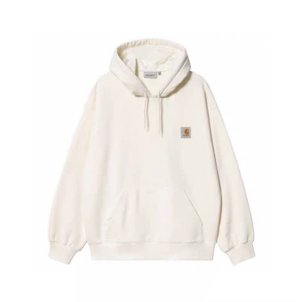 Carhartt 卡哈特 WIP SS24 Hooded Nelson Sweat 袋鼠囗袋方形标签套头长袖卫衣 保暖 男女同款 I029963-98-GD
