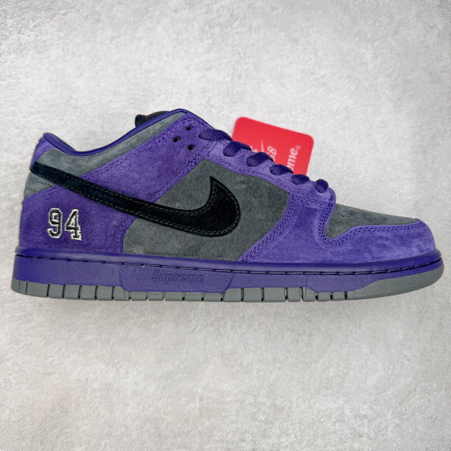 Supreme  Dunk SB DUNK LOW PRO 94 低筒 复古板鞋 休闲鞋 男鞋 女鞋 波鞋 紫色 HQ8487-500