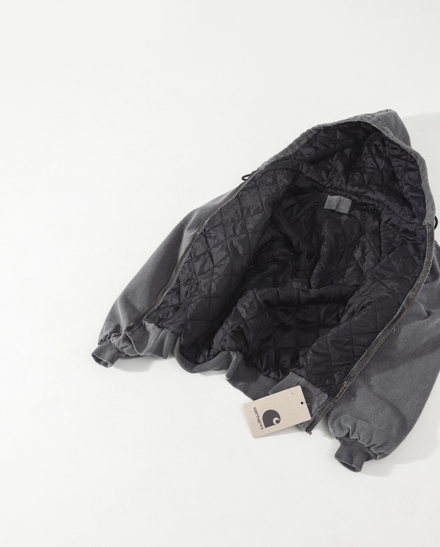 Carhartt 卡哈特 J130 中古款  JACKET 工装经典款底特律帆  连帽  男女同款 （水洗内夹层） 