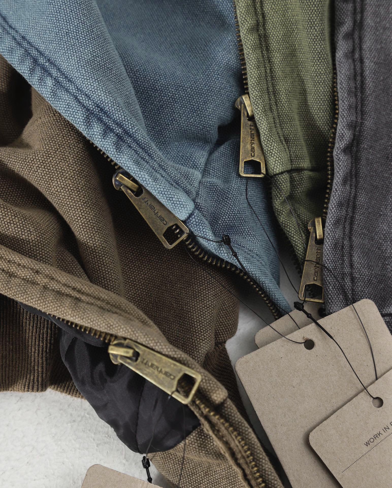 Carhartt 卡哈特 J130 中古款  JACKET 工装经典款底特律帆  连帽  男女同款 （水洗内夹层） 