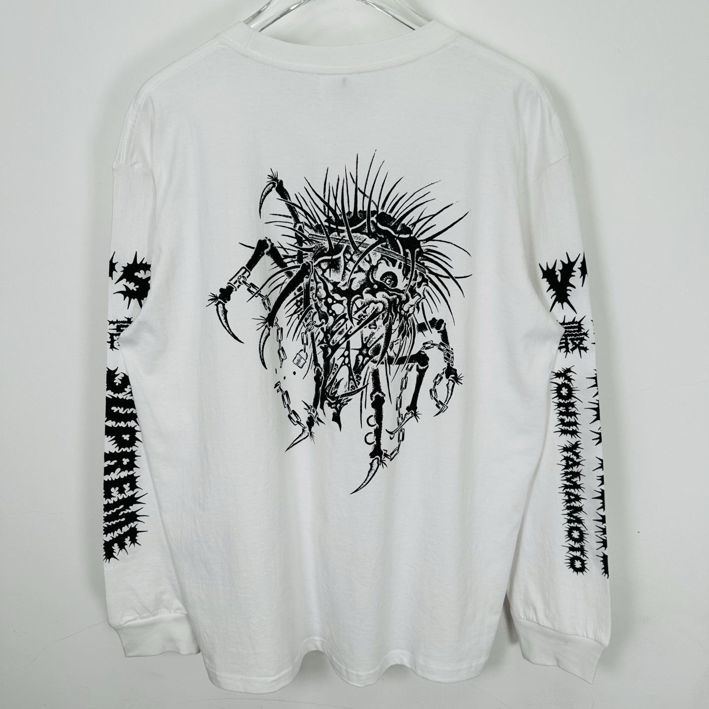 Supreme 海绵宝宝 联名款 SS25 WEEK11 Racing L/S Tee 图案舒适套头长袖美式潮流毛衣  男女同款 SUP-SS25-250