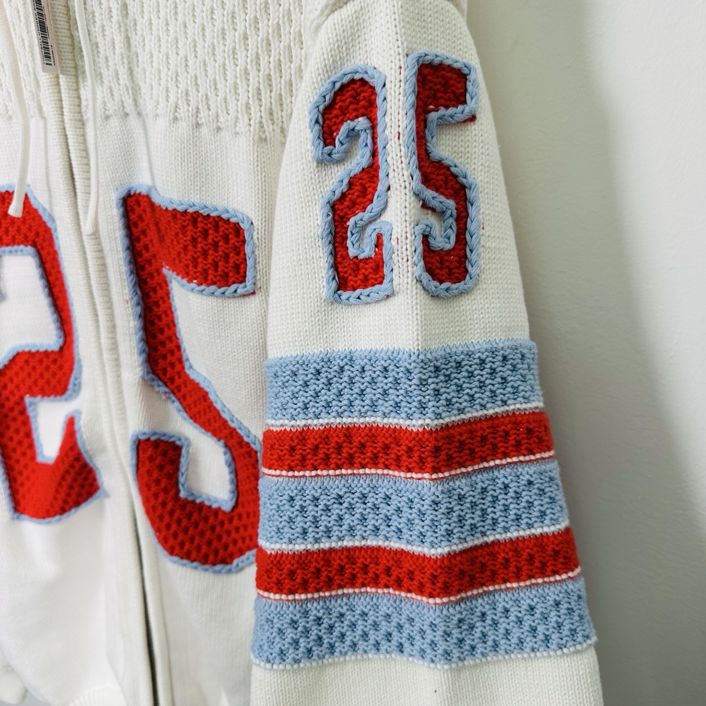  Supreme SS25 WEEK3 Sport Zip Up Hooded Sweater 徽标logo图案连帽拉链长袖针织连帽美式潮流卫衣 男女同款 SUP-SS25-159