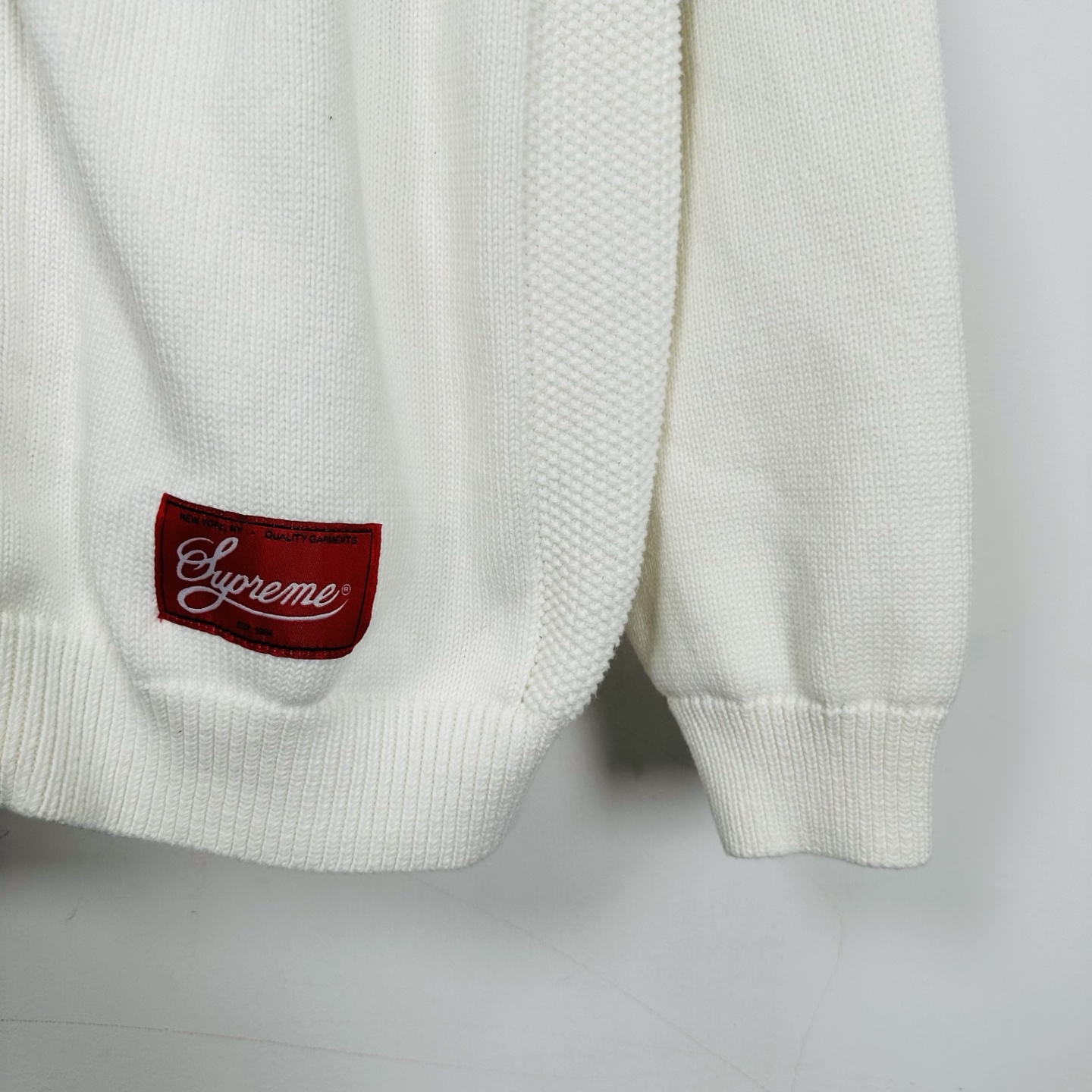  Supreme SS25 WEEK3 Sport Zip Up Hooded Sweater 徽标logo图案连帽拉链长袖针织连帽美式潮流卫衣 男女同款 SUP-SS25-159