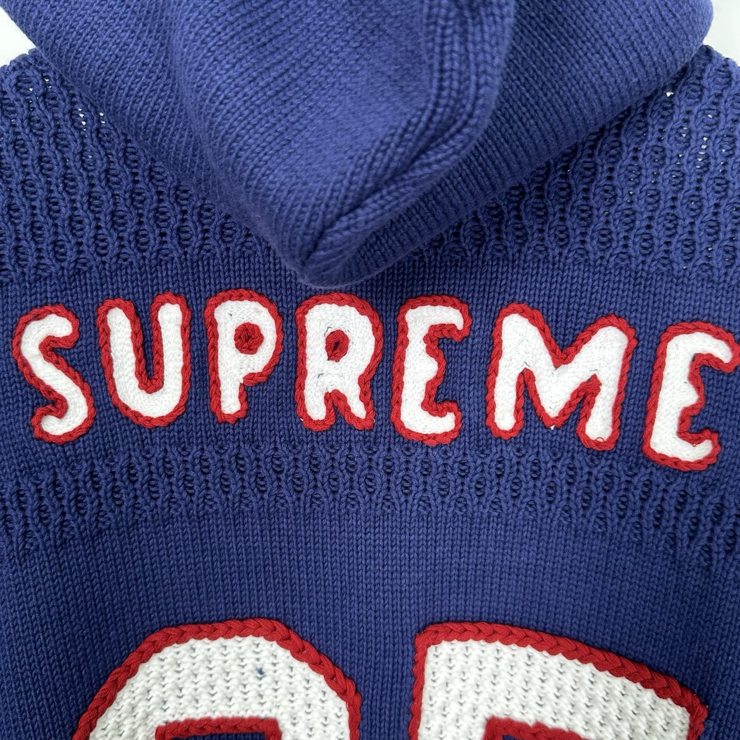  Supreme SS25 WEEK3 Sport Zip Up Hooded Sweater 徽标logo图案连帽拉链长袖针织连帽美式潮流卫衣 男女同款 SUP-SS25-159
