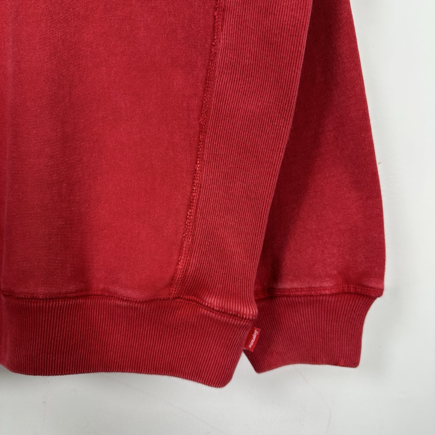 Supreme SS25 裂纹 方形徽标loqo圆领套头卫衣 美式潮流卫衣 男女同款 SUP-SS25-159