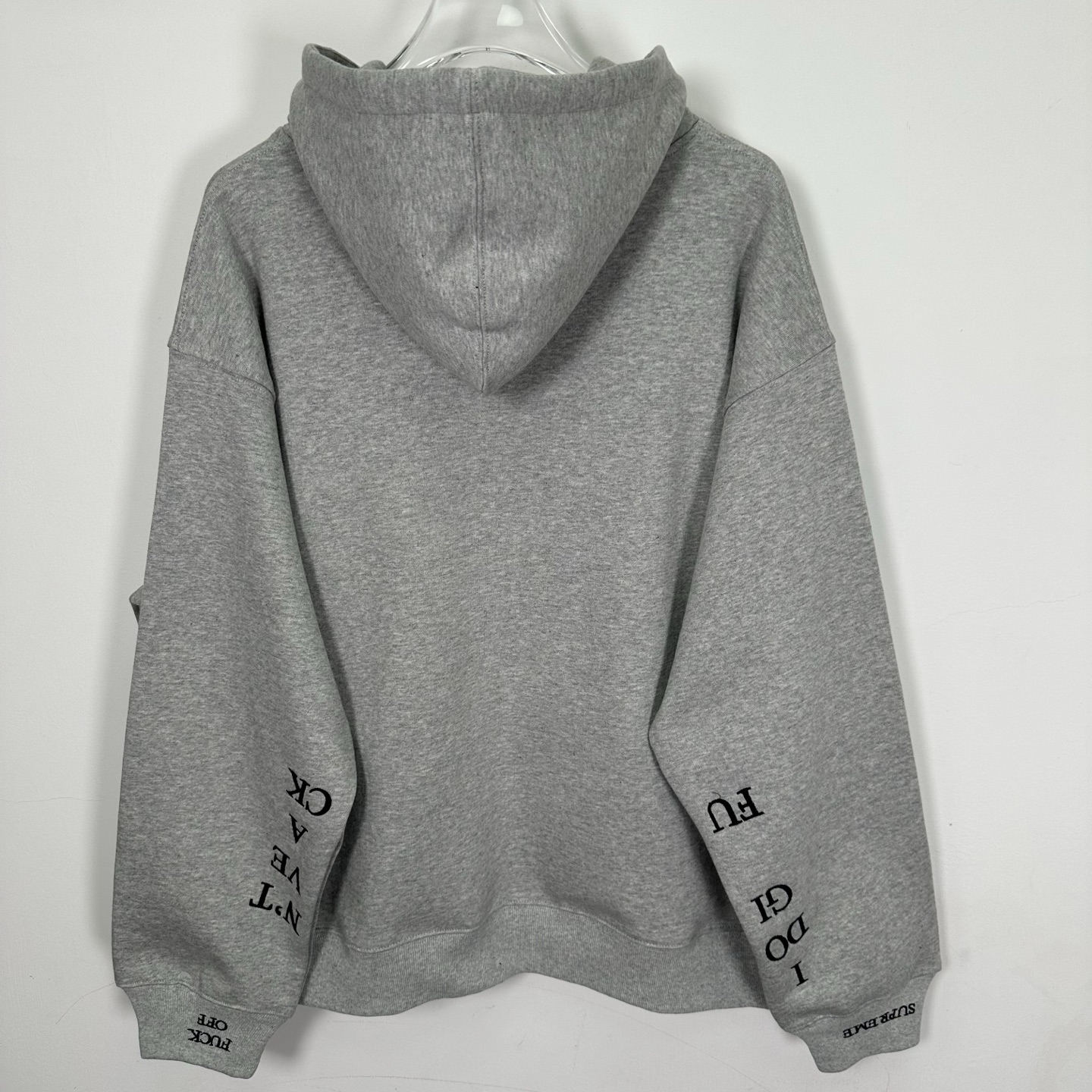 Supreme FW25IDGAF Zip Up Hooded Sweatshirt 袖囗刺绣logo拉链  卫衣 连帽  男女同款 SUP-FW25-104