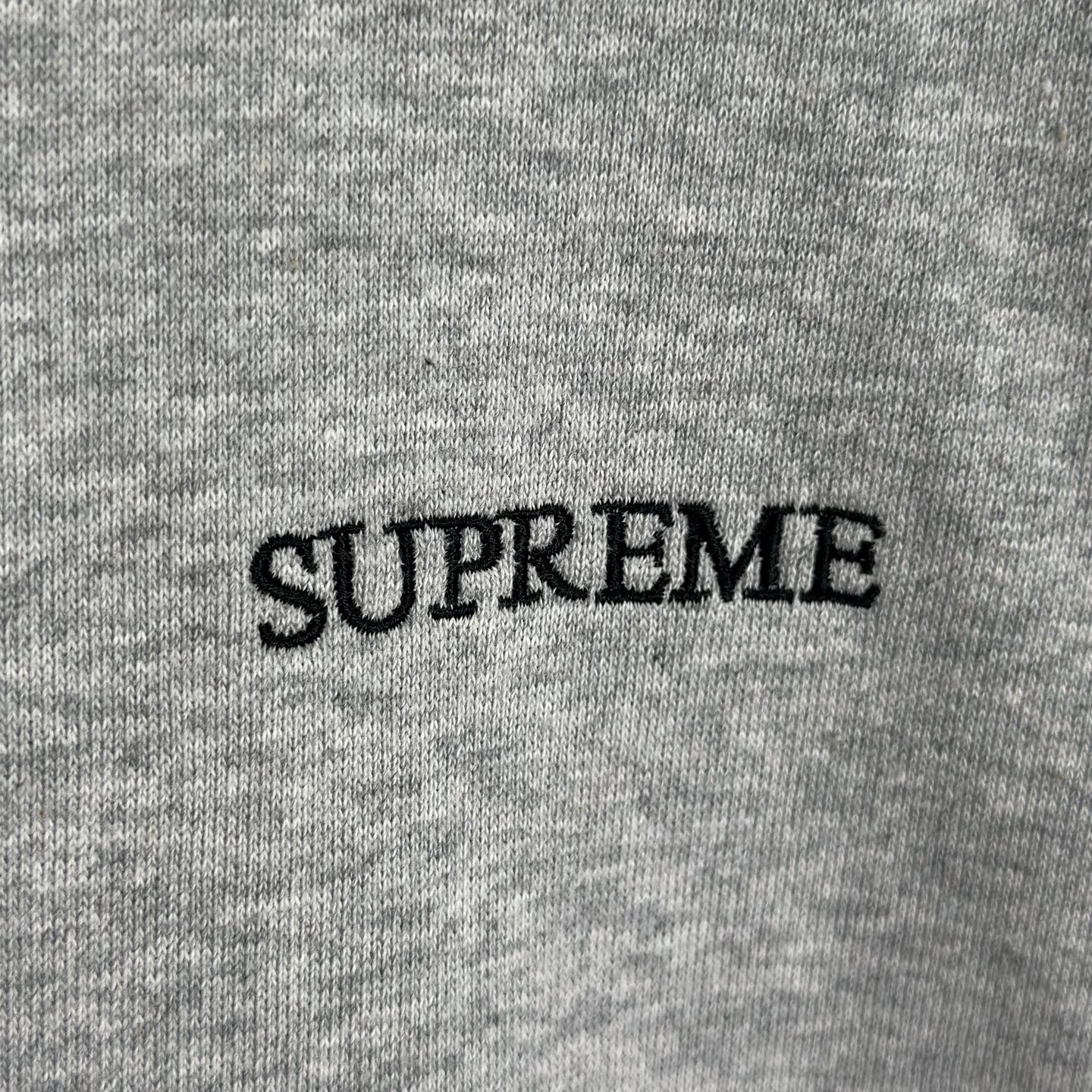 Supreme FW25IDGAF Zip Up Hooded Sweatshirt 袖囗刺绣logo拉链  卫衣 连帽  男女同款 SUP-FW25-104