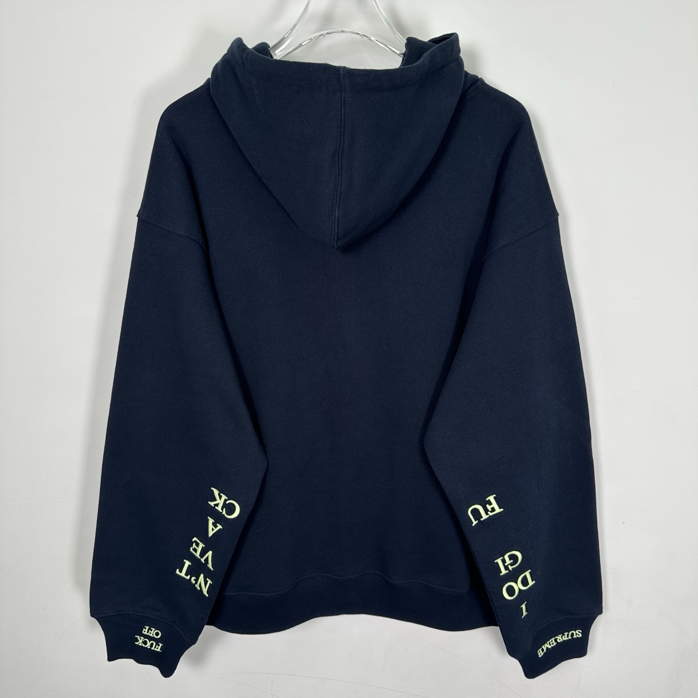 Supreme FW25IDGAF Zip Up Hooded Sweatshirt 袖囗刺绣logo拉链  卫衣 连帽  男女同款 SUP-FW25-104