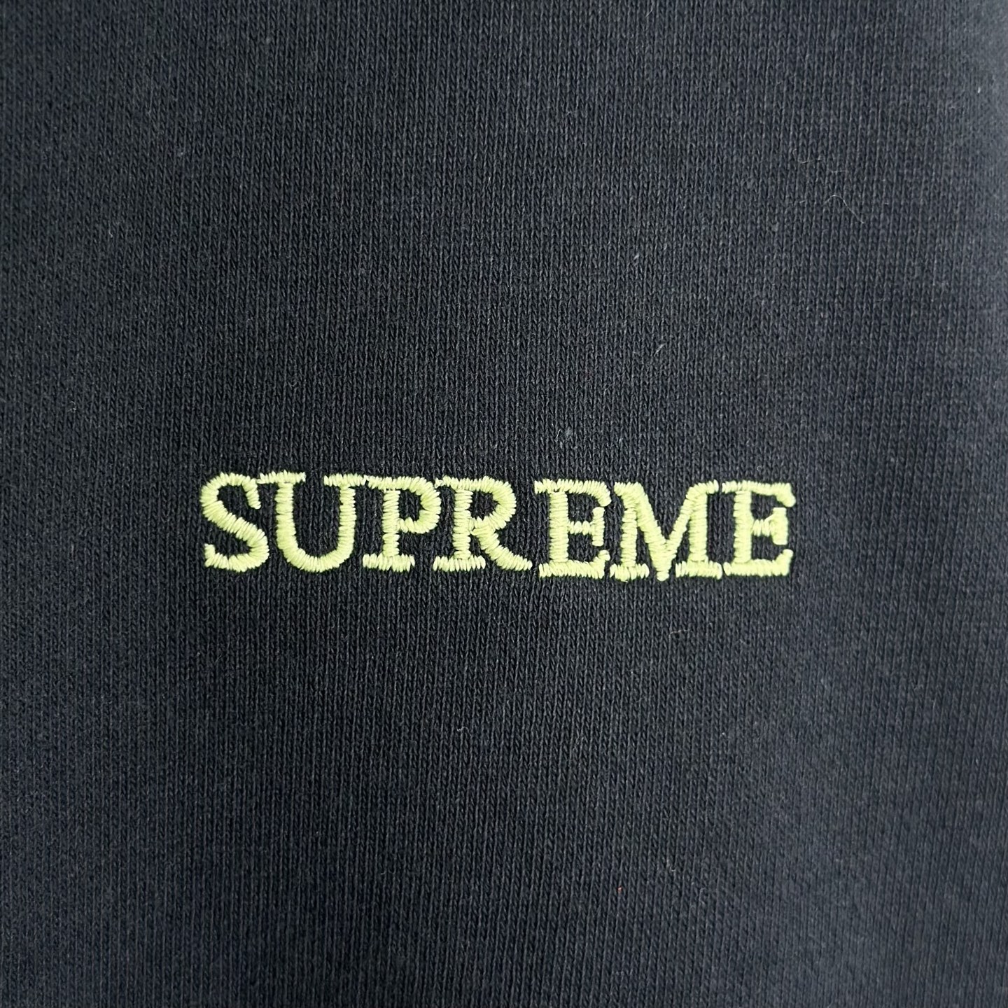 Supreme FW25IDGAF Zip Up Hooded Sweatshirt 袖囗刺绣logo拉链  卫衣 连帽  男女同款 SUP-FW25-104