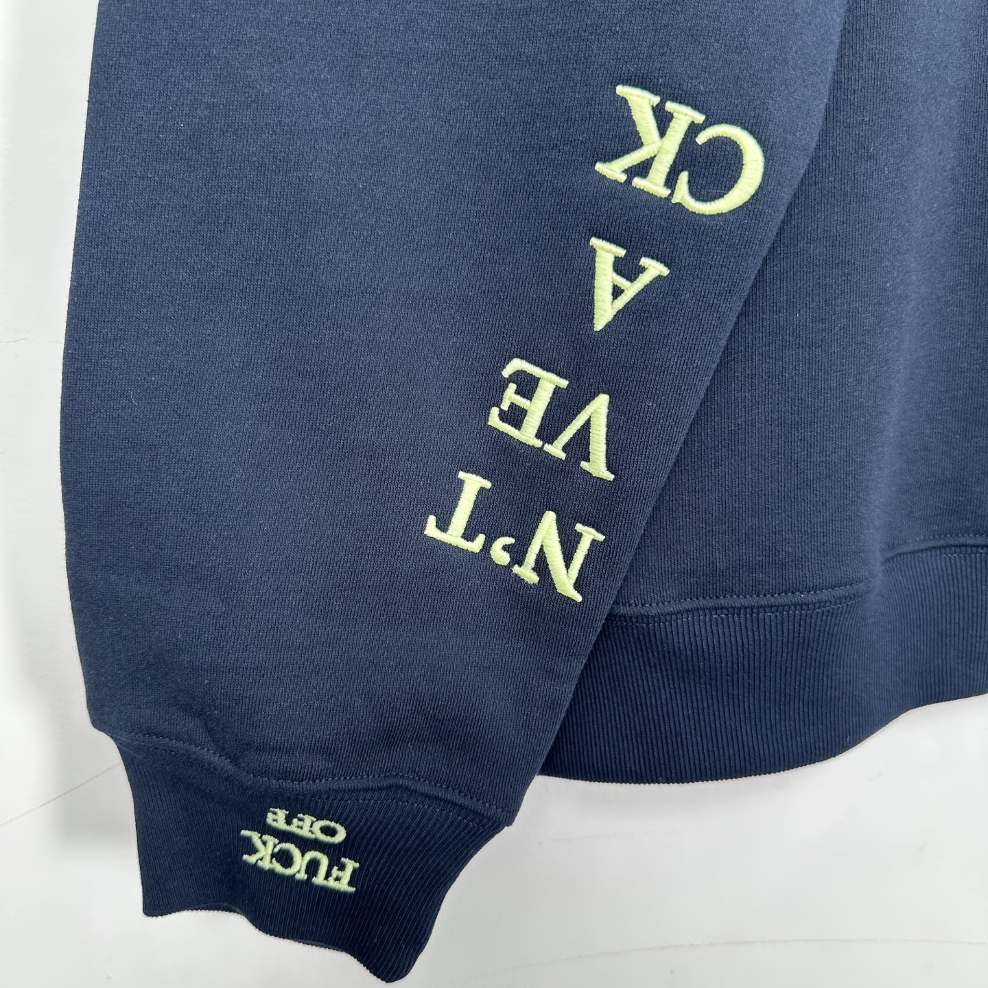 Supreme FW25IDGAF Zip Up Hooded Sweatshirt 袖囗刺绣logo拉链  卫衣 连帽  男女同款 SUP-FW25-104