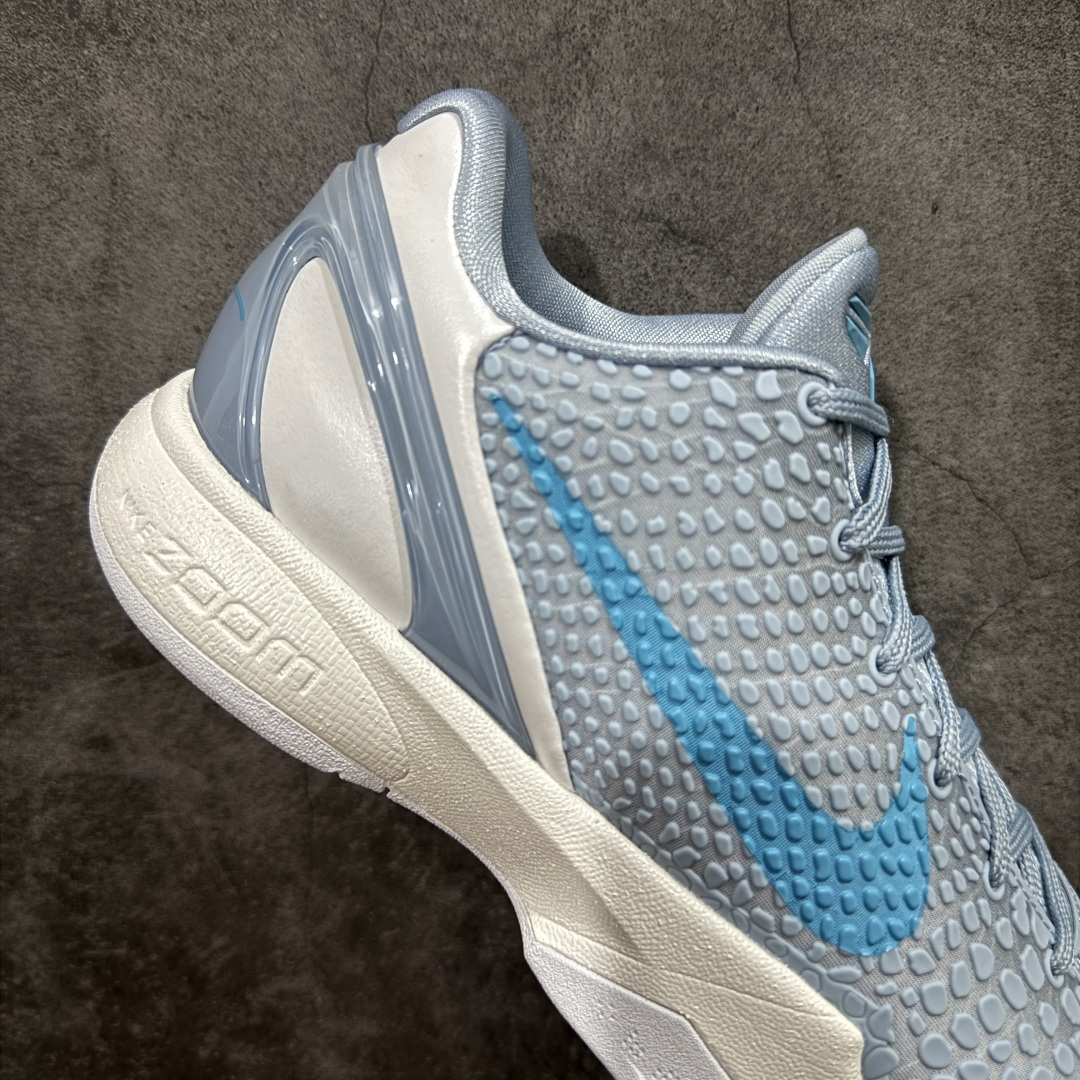 STAR Kobe6  前掌Zoom Turbo 气垫 后掌EVA缓震 低筒 球鞋 籃球鞋 實戰鞋 真碳板 男鞋 波鞋 克拉克北卡蓝 IO3672-400
