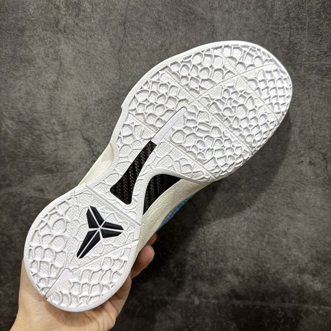 STAR Kobe6  前掌Zoom Turbo 气垫 后掌EVA缓震 低筒 球鞋 籃球鞋 實戰鞋 真碳板 男鞋 波鞋 克拉克北卡蓝 IO3672-400