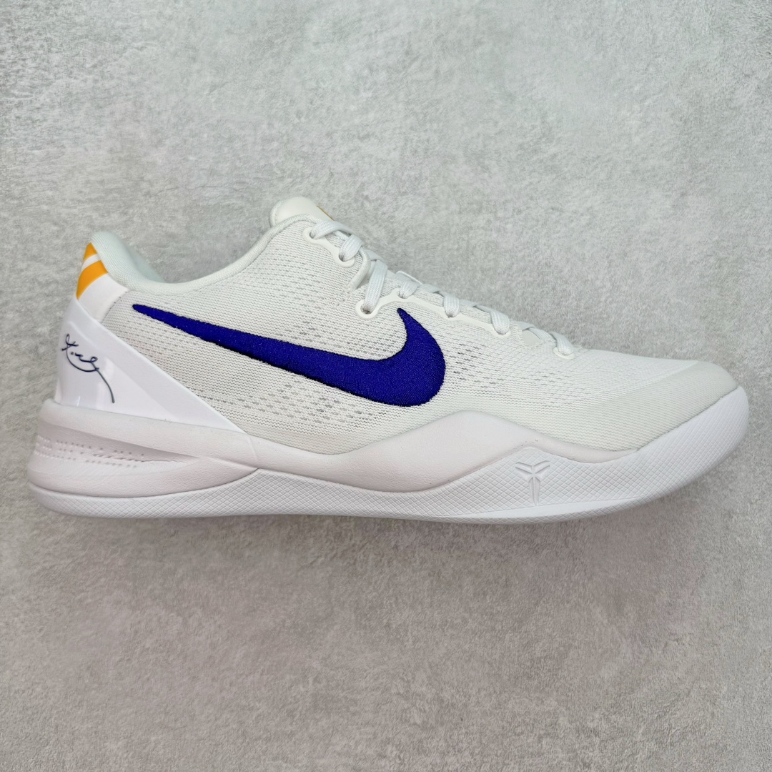GX Kobe8 Protro Lakers Home  科比8 低筒  全掌LUNARLON 鞋墊 籃球鞋 實戰鞋 球鞋 男鞋 波鞋 湖人 HF9550-100