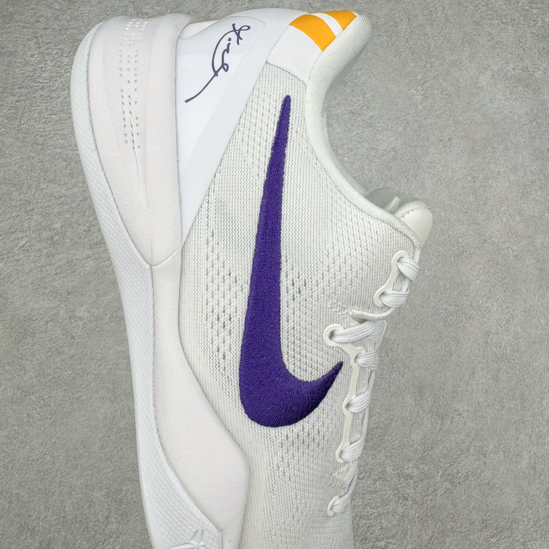 GX Kobe8 Protro Lakers Home  科比8 低筒  全掌LUNARLON 鞋墊 籃球鞋 實戰鞋 球鞋 男鞋 波鞋 湖人 HF9550-100