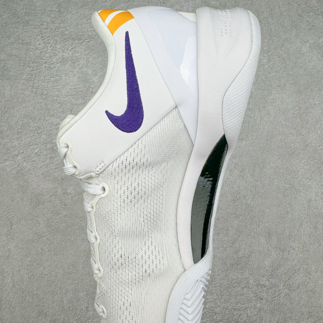 GX Kobe8 Protro Lakers Home  科比8 低筒  全掌LUNARLON 鞋墊 籃球鞋 實戰鞋 球鞋 男鞋 波鞋 湖人 HF9550-100