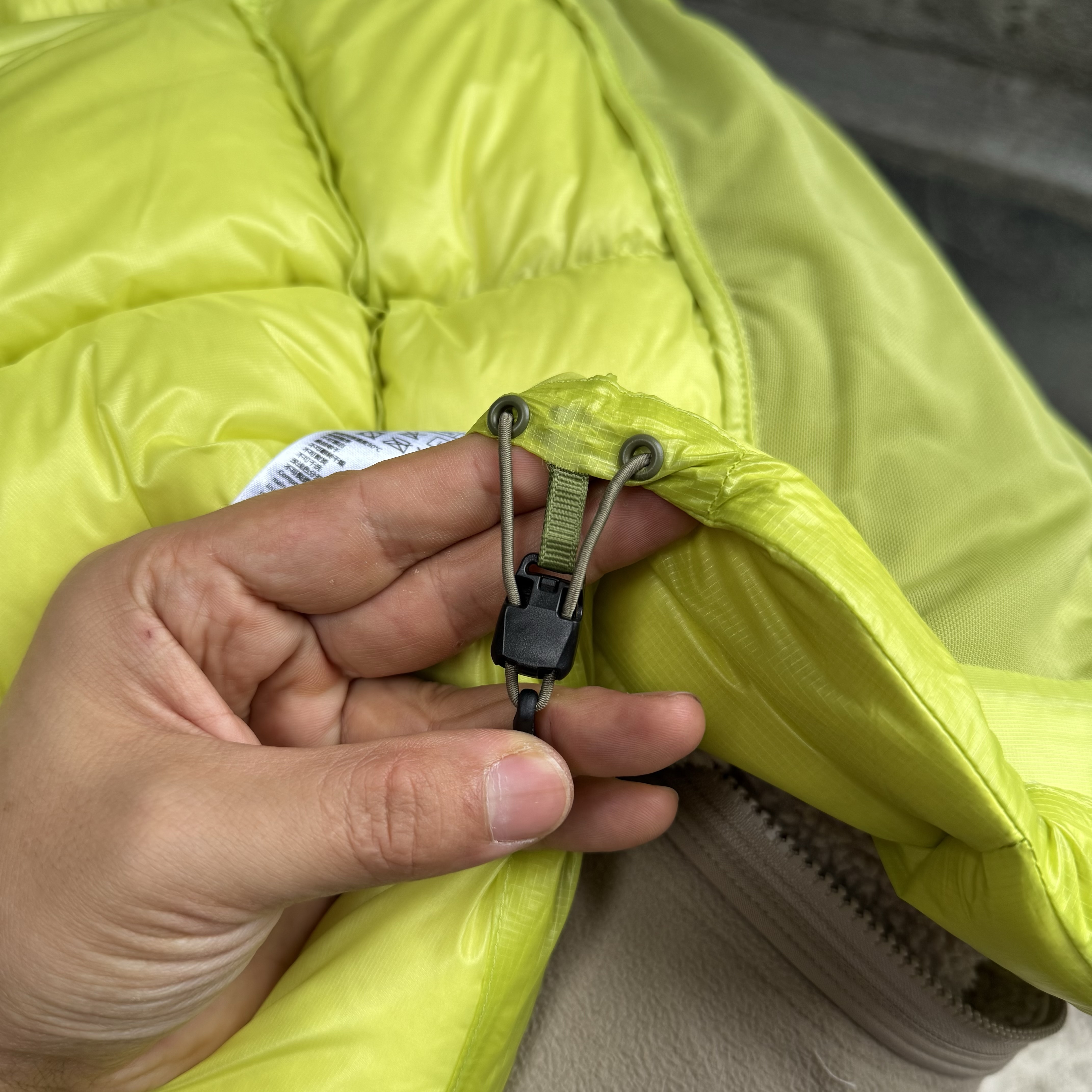 凯乐石KAILAS 5000GT 防风保暖拒水轻量易收纳高海拔徒步登山运动户外 连帽羽绒服 男女同款 荧光绿