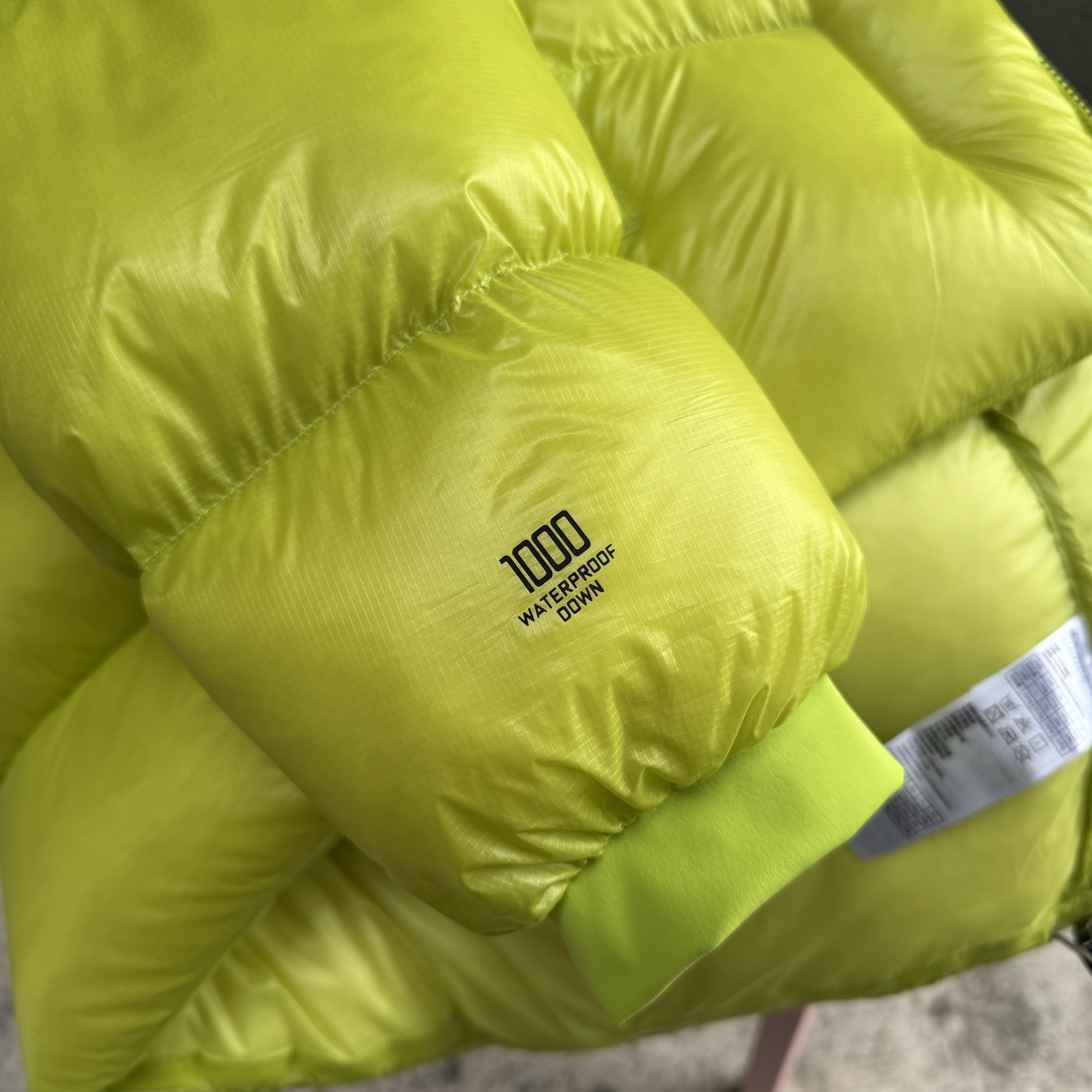 凯乐石KAILAS 5000GT 防风保暖拒水轻量易收纳高海拔徒步登山运动户外 连帽羽绒服 男女同款 荧光绿